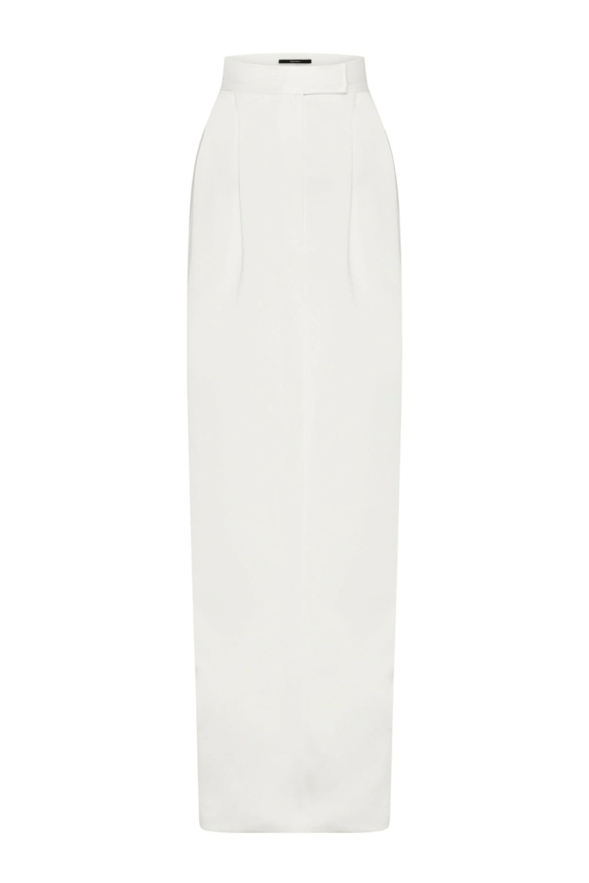 ALEX PERRY Pure White Slit Long Skirt - Image 8