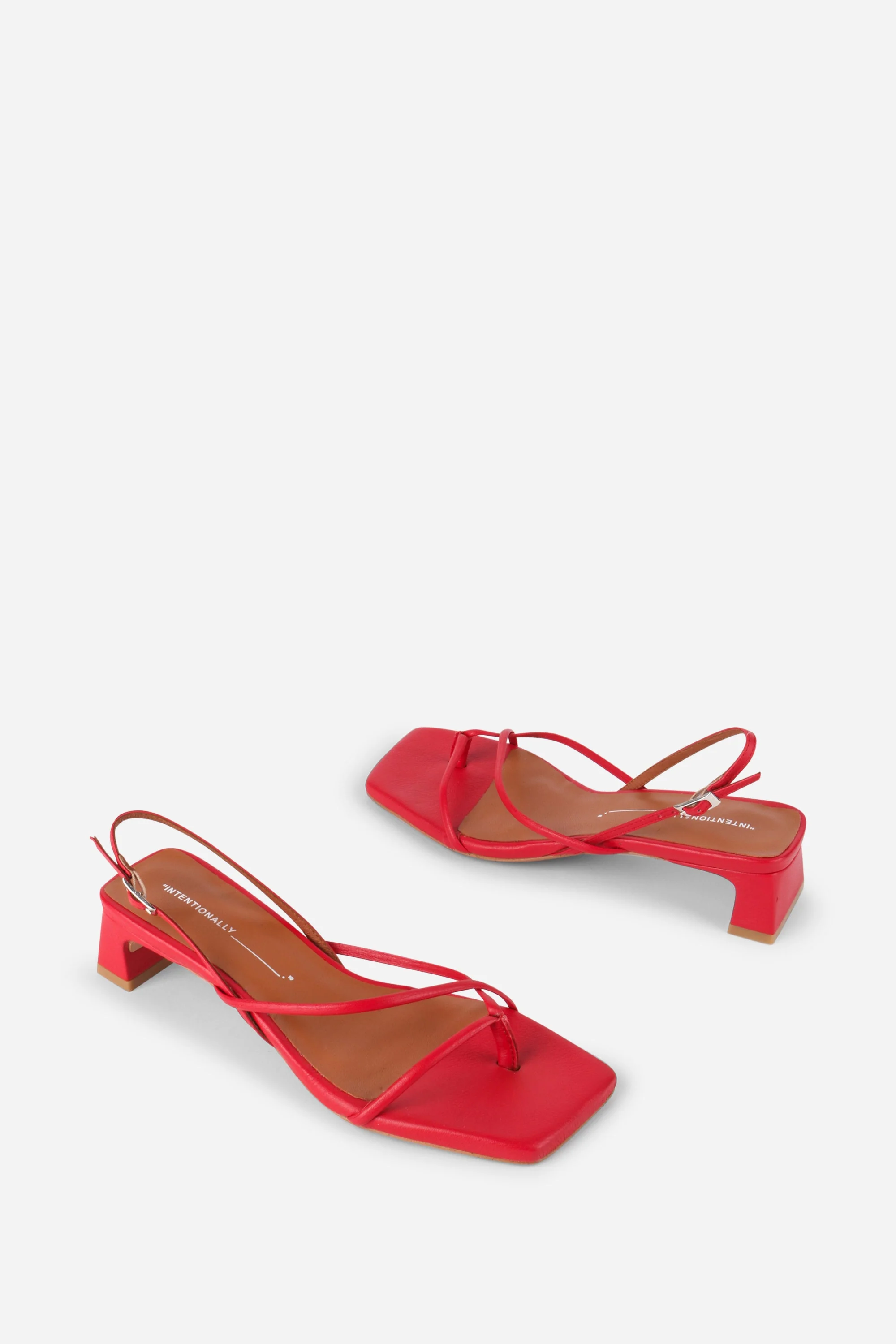 "INTENTIONALLY __________." Fifi Heeled Sandal - Black/Camel/Ice/Neon Citrus - Image 10