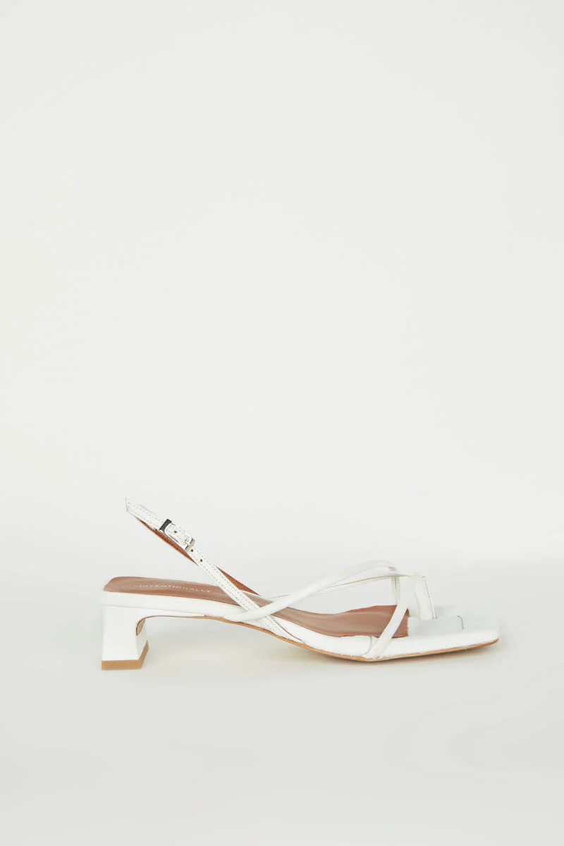 "INTENTIONALLY __________." Fifi Heeled Sandal - Black/Camel/Ice/Neon Citrus - Image 19