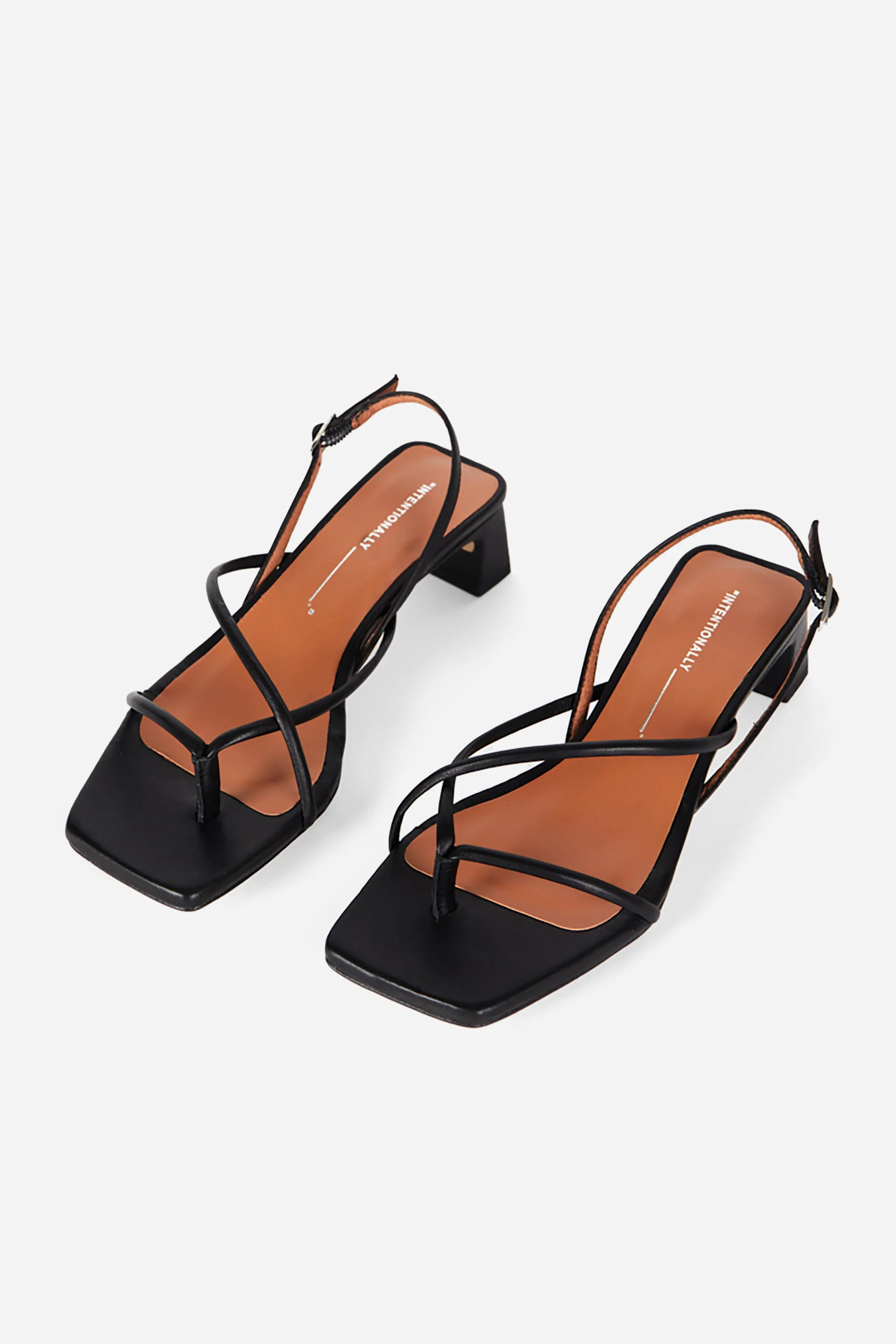 "INTENTIONALLY __________." Fifi Heeled Sandal - Black/Camel/Ice/Neon Citrus - Image 23