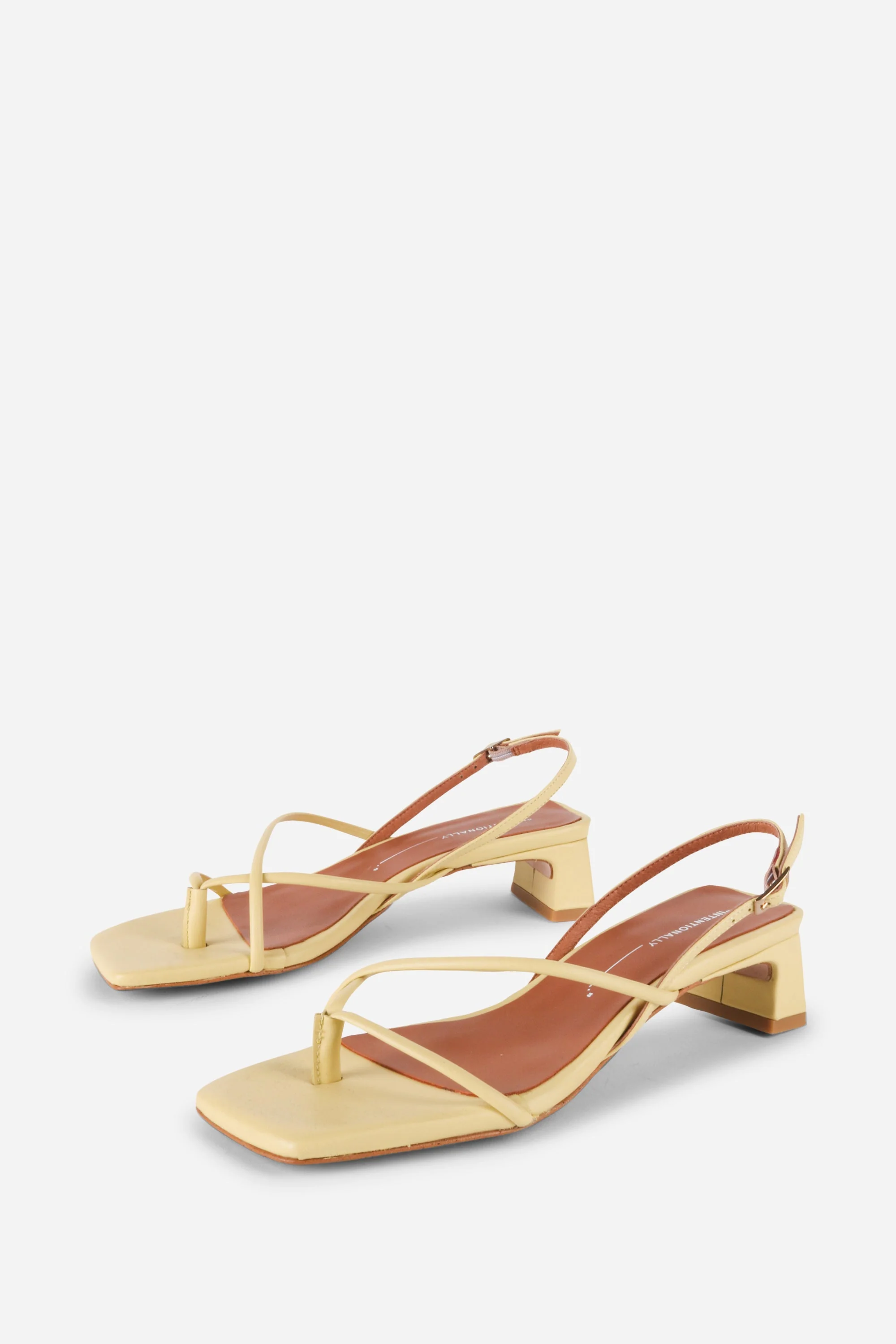 "INTENTIONALLY __________." Fifi Heeled Sandal - Black/Camel/Ice/Neon Citrus - Image 31