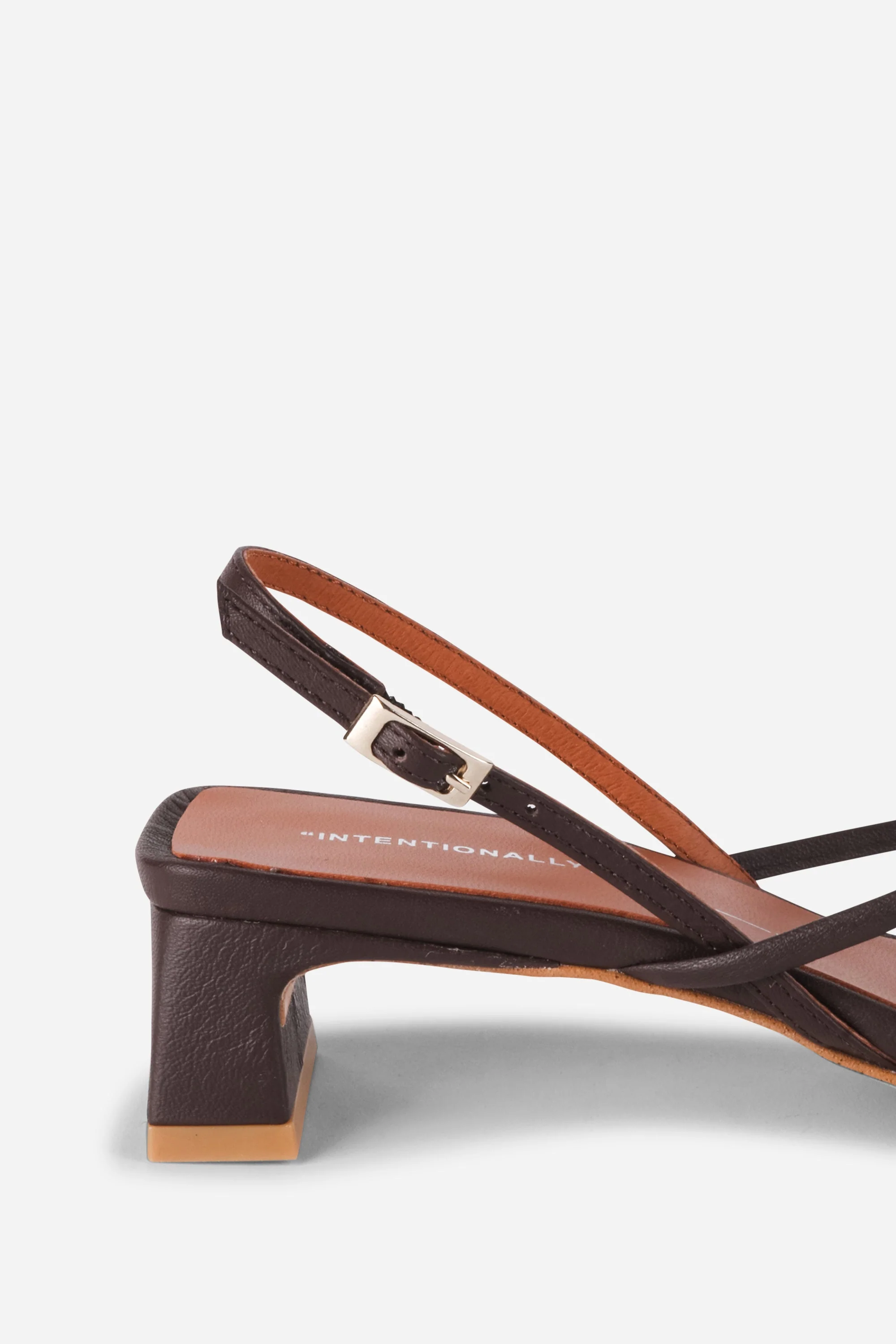 "INTENTIONALLY __________." Fifi Heeled Sandal - Black/Camel/Ice/Neon Citrus - Image 42