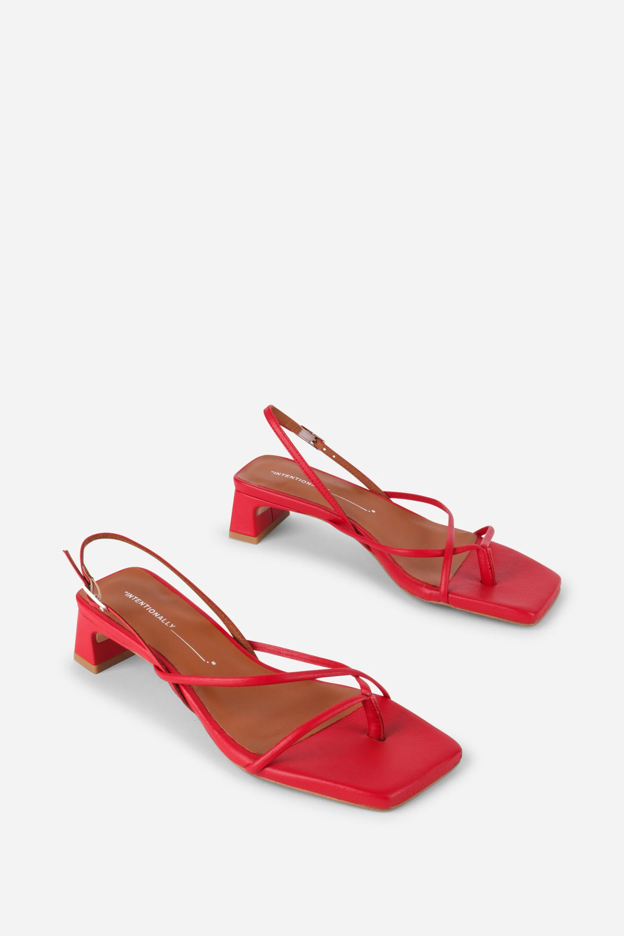 "INTENTIONALLY __________." Fifi Heeled Sandal - Black/Camel/Ice/Neon Citrus - Image 8