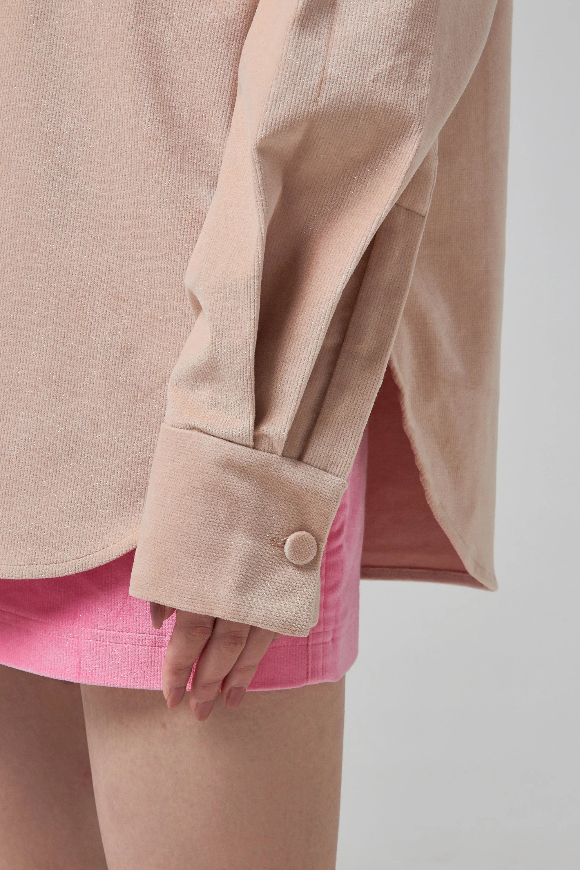 ALEX PERRY Zane - Glitter Corduroy Oversi - Beige - Image 9
