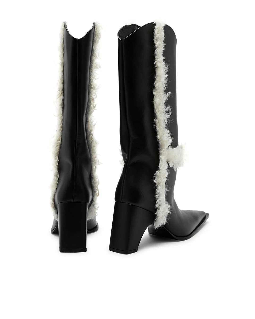 Coperni Bridge Cowboy Boot - Black/White - Image 3