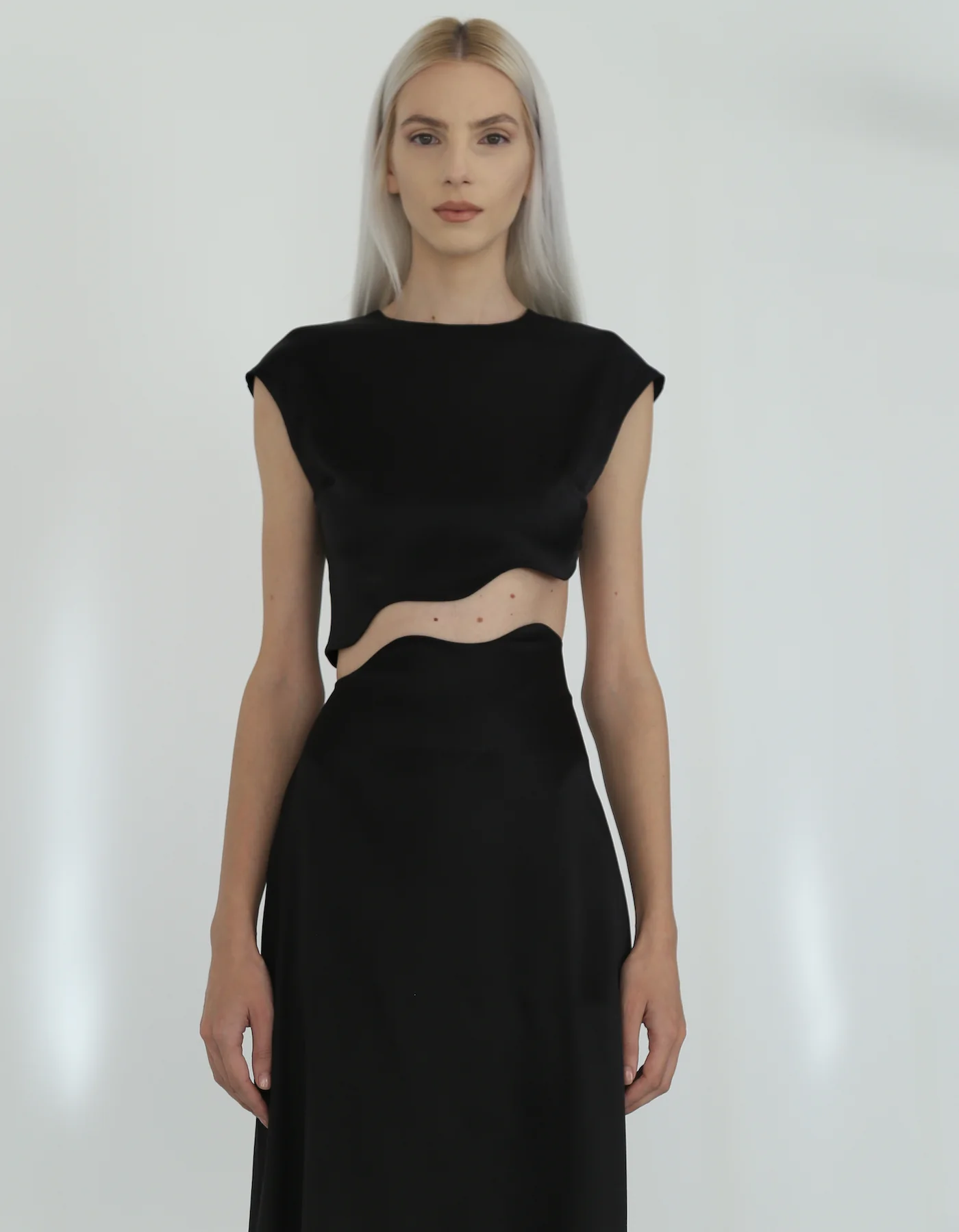 Maet Rhea Silk Skirt - Black - Image 4