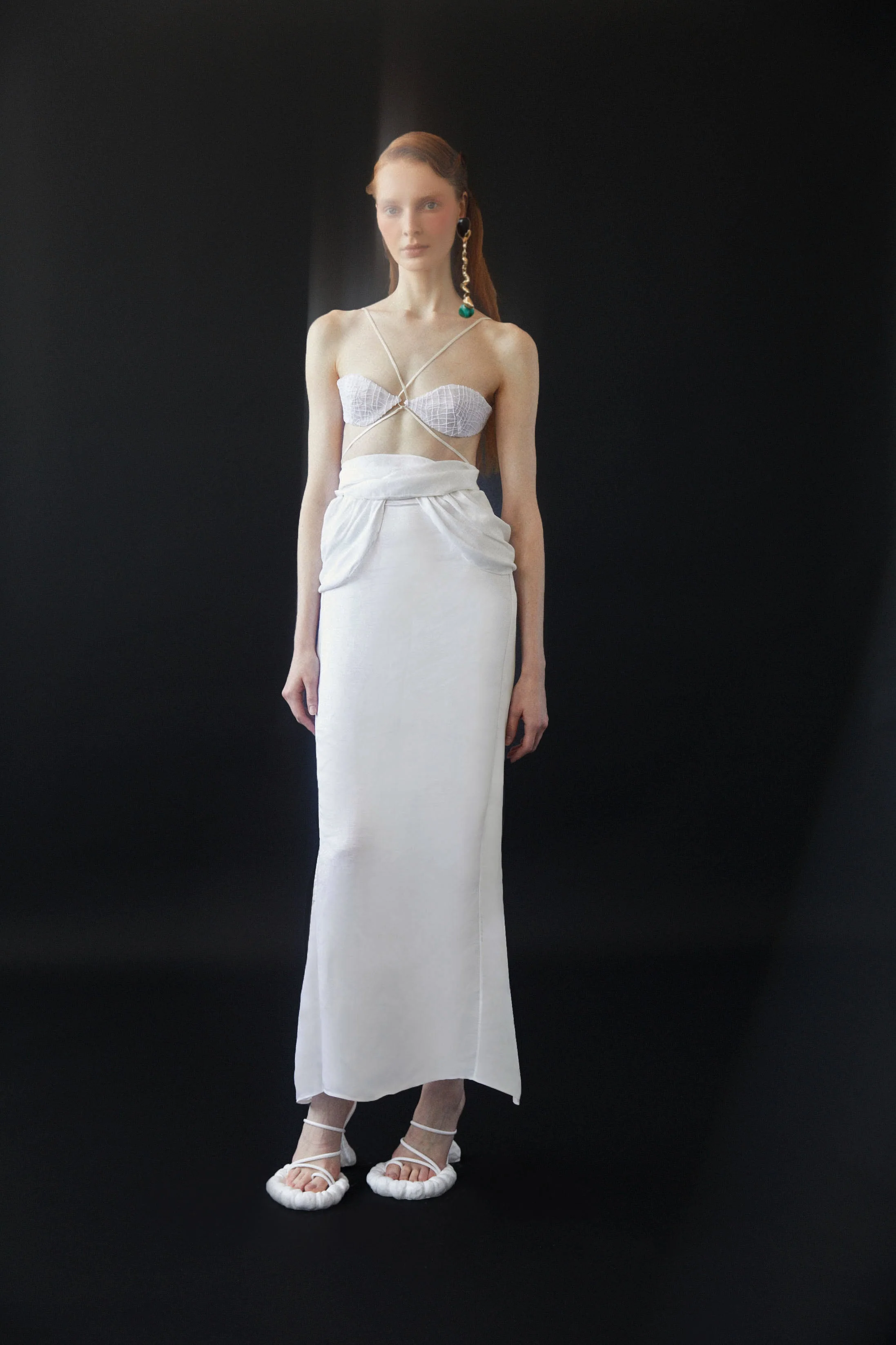 Luisa et La Luna Aura Skirt - Blanc - Image 4