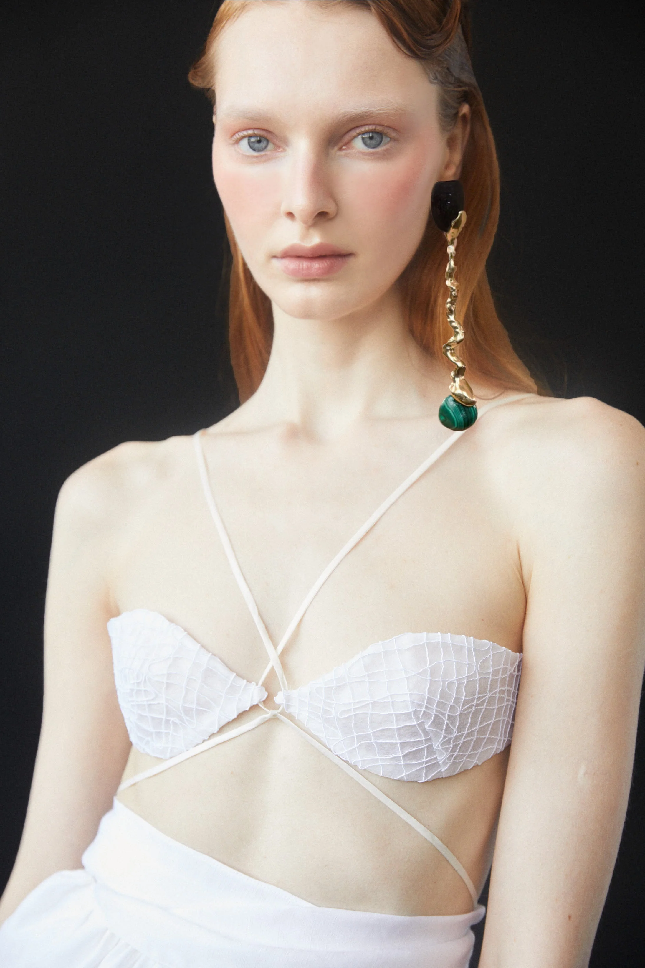 Luisa et La Luna Clemence Bralette Top - Blanc - Image 2