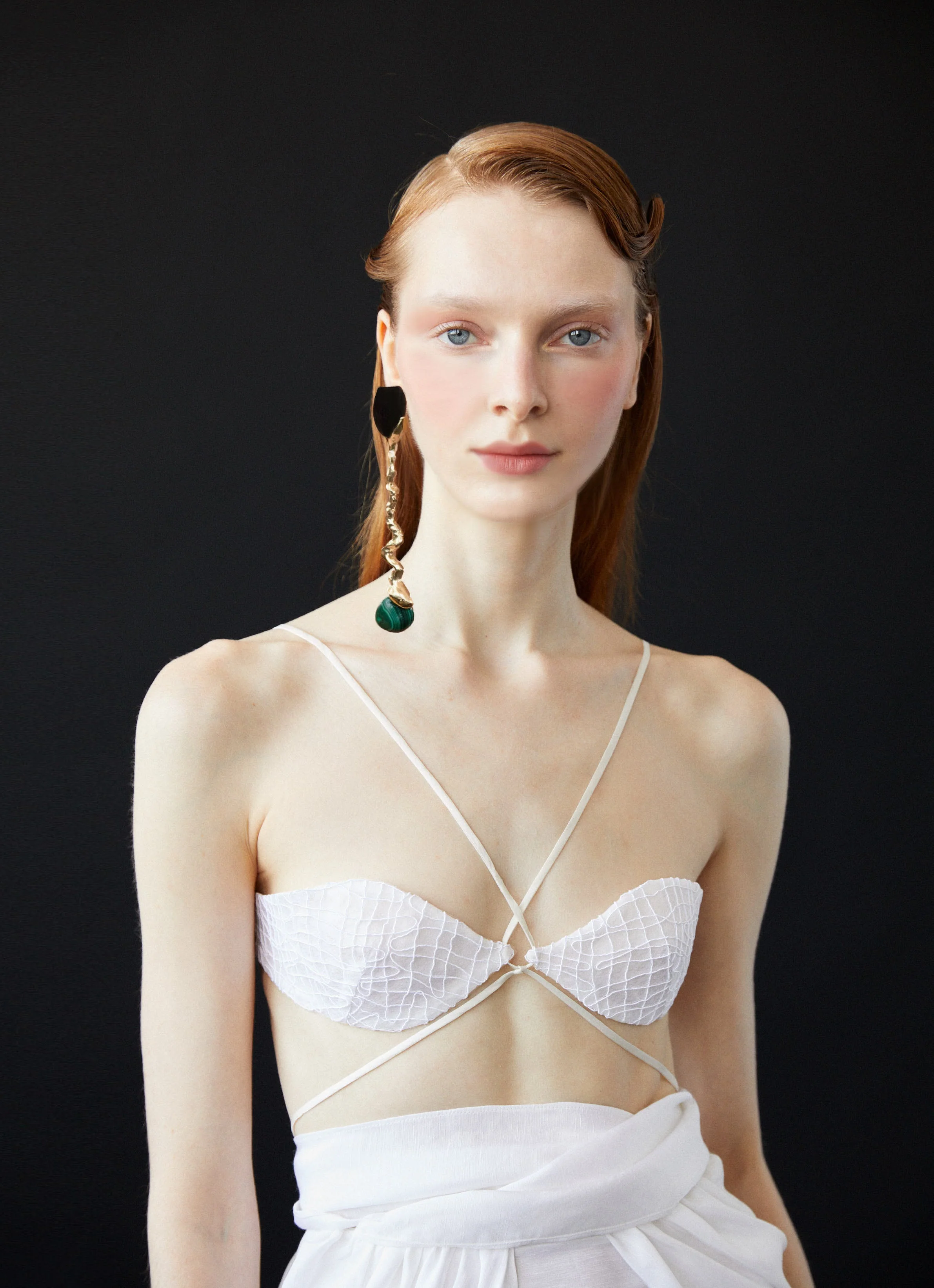 Luisa et La Luna Clemence Bralette Top - Blanc - Image 4