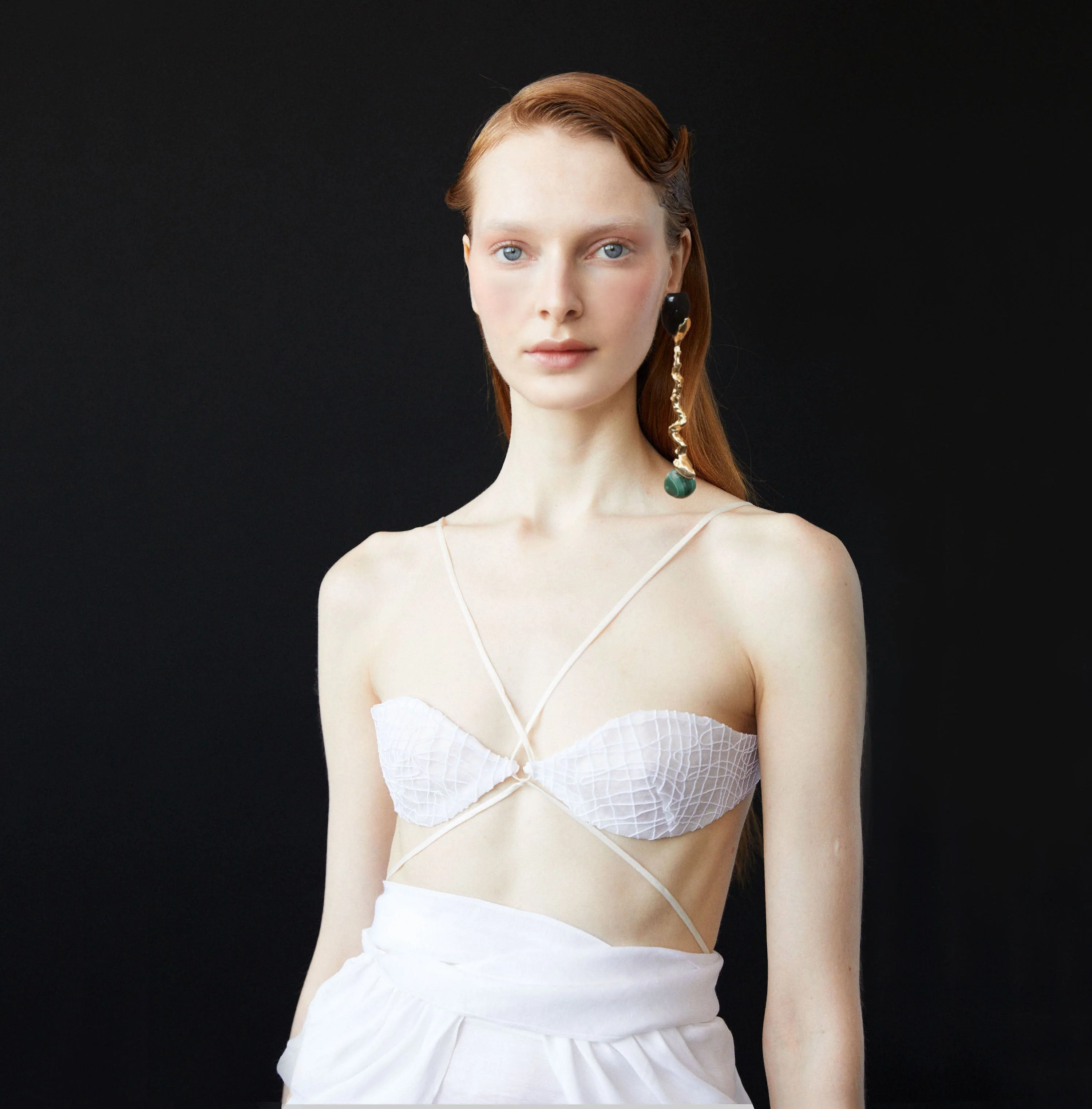 Luisa et La Luna Clemence Bralette Top - Blanc - Image 7