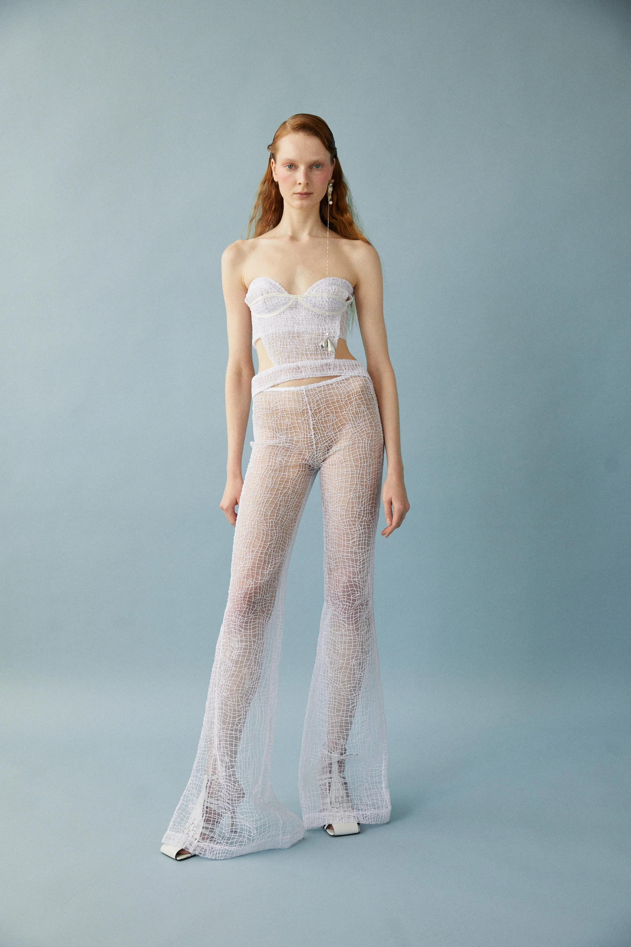 Luisa et La Luna Daphne Bustier Top - Blanc - Image 4