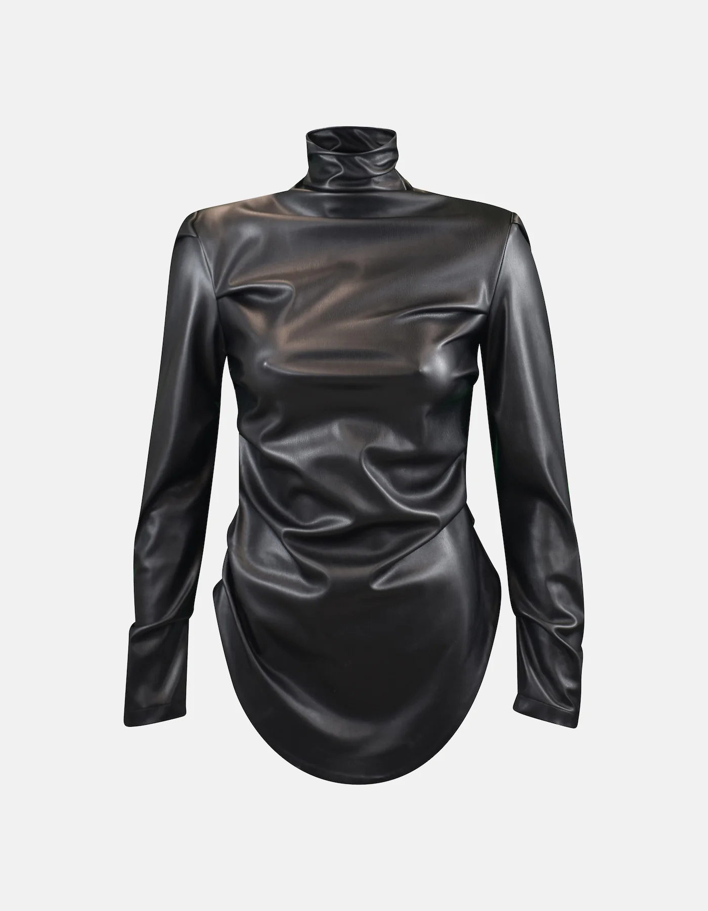MAET Amal Faux Leather Top - Image 3