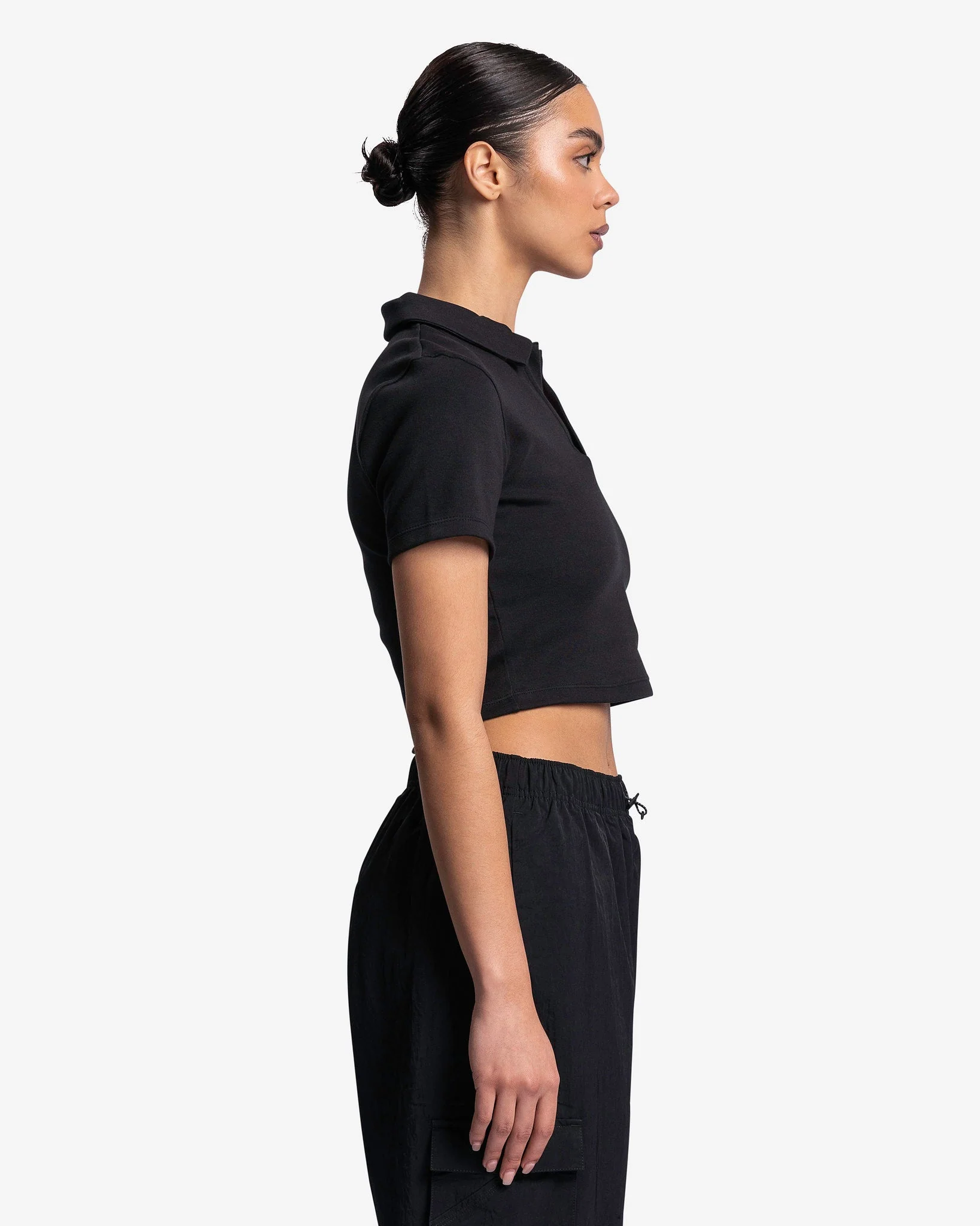 Nike NSW Essential Short Sleeve Polo - Black - Image 2