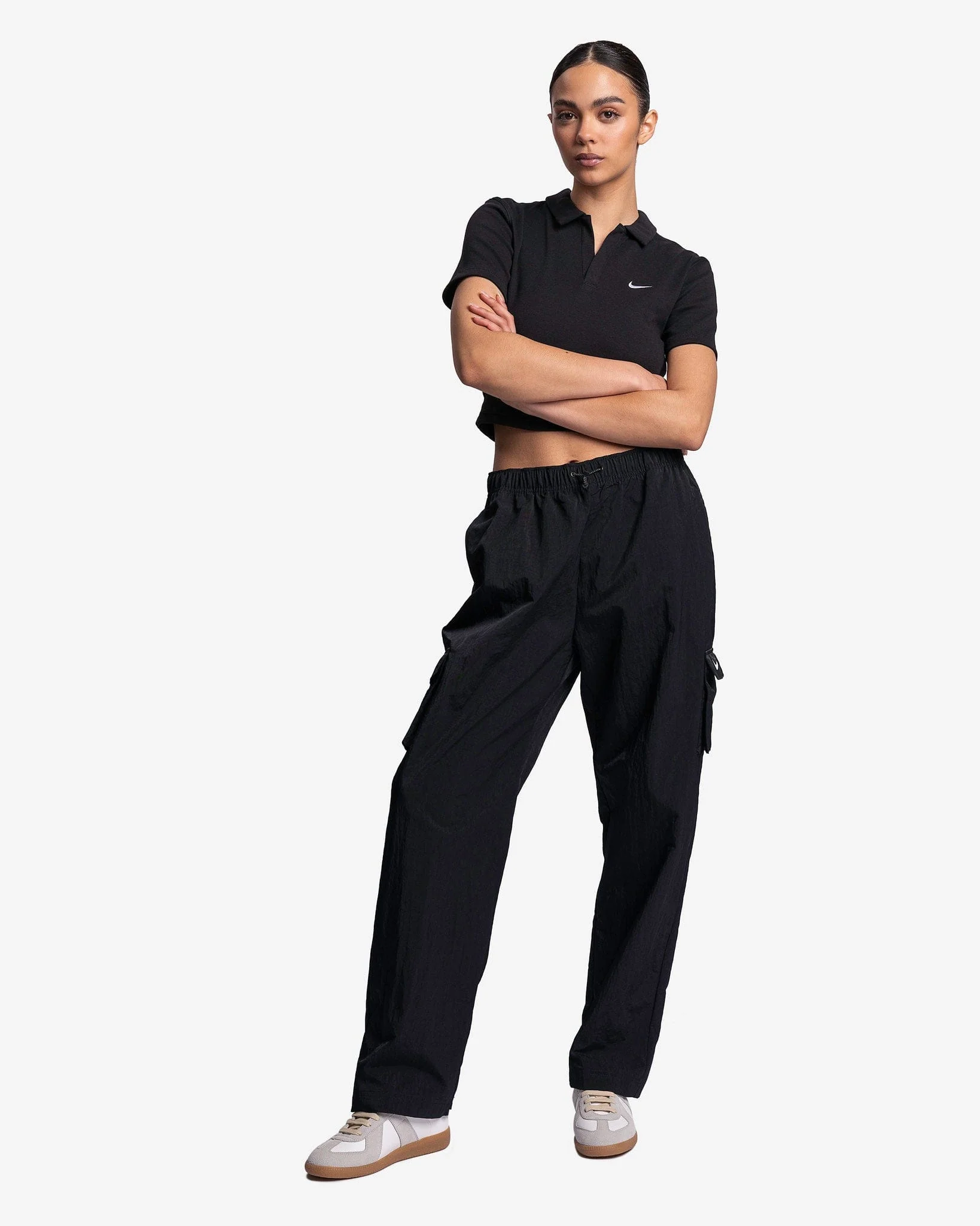 Nike NSW Essential Short Sleeve Polo - Black - Image 5