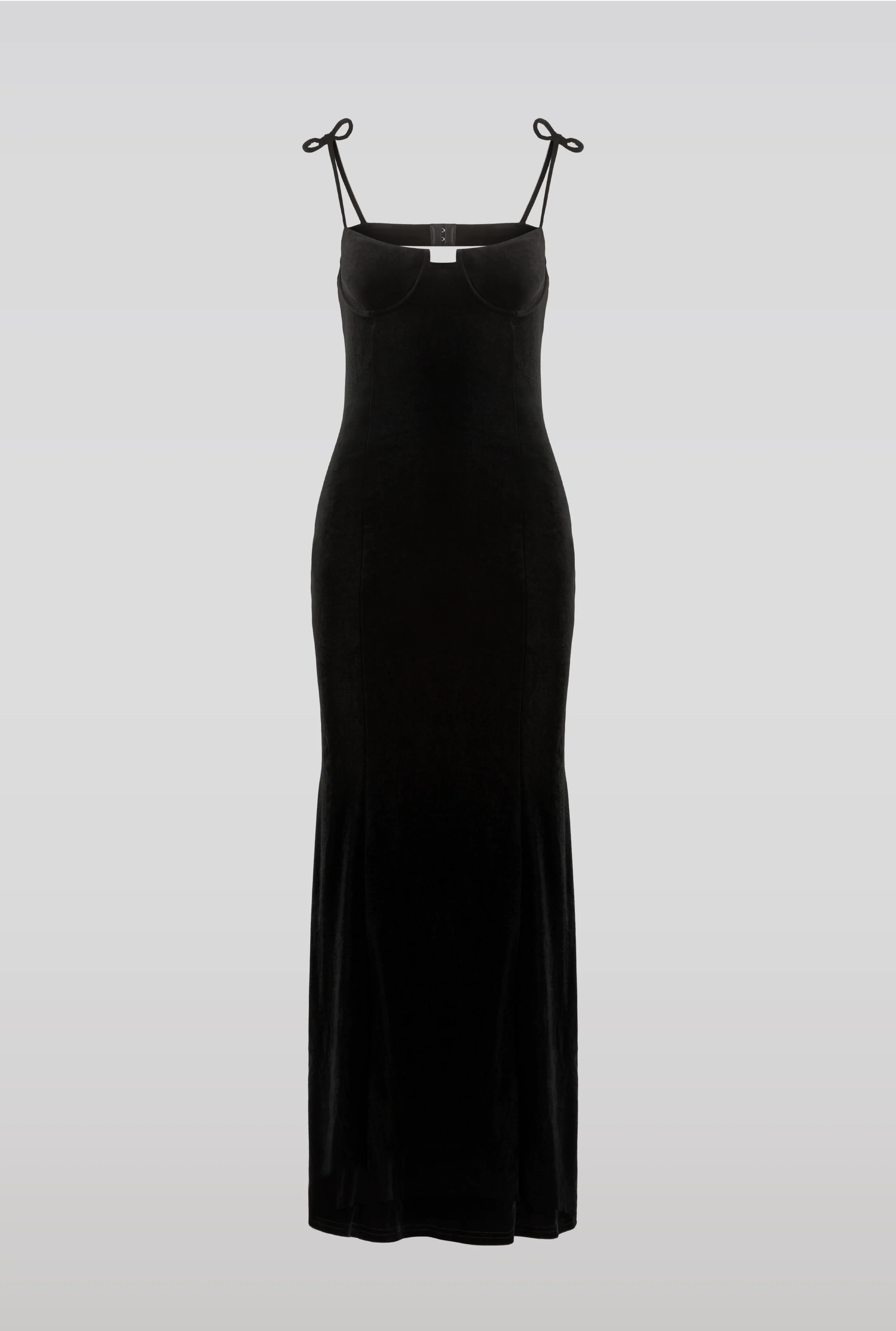 Saemdi Open Back Velvet Dress - Image 5