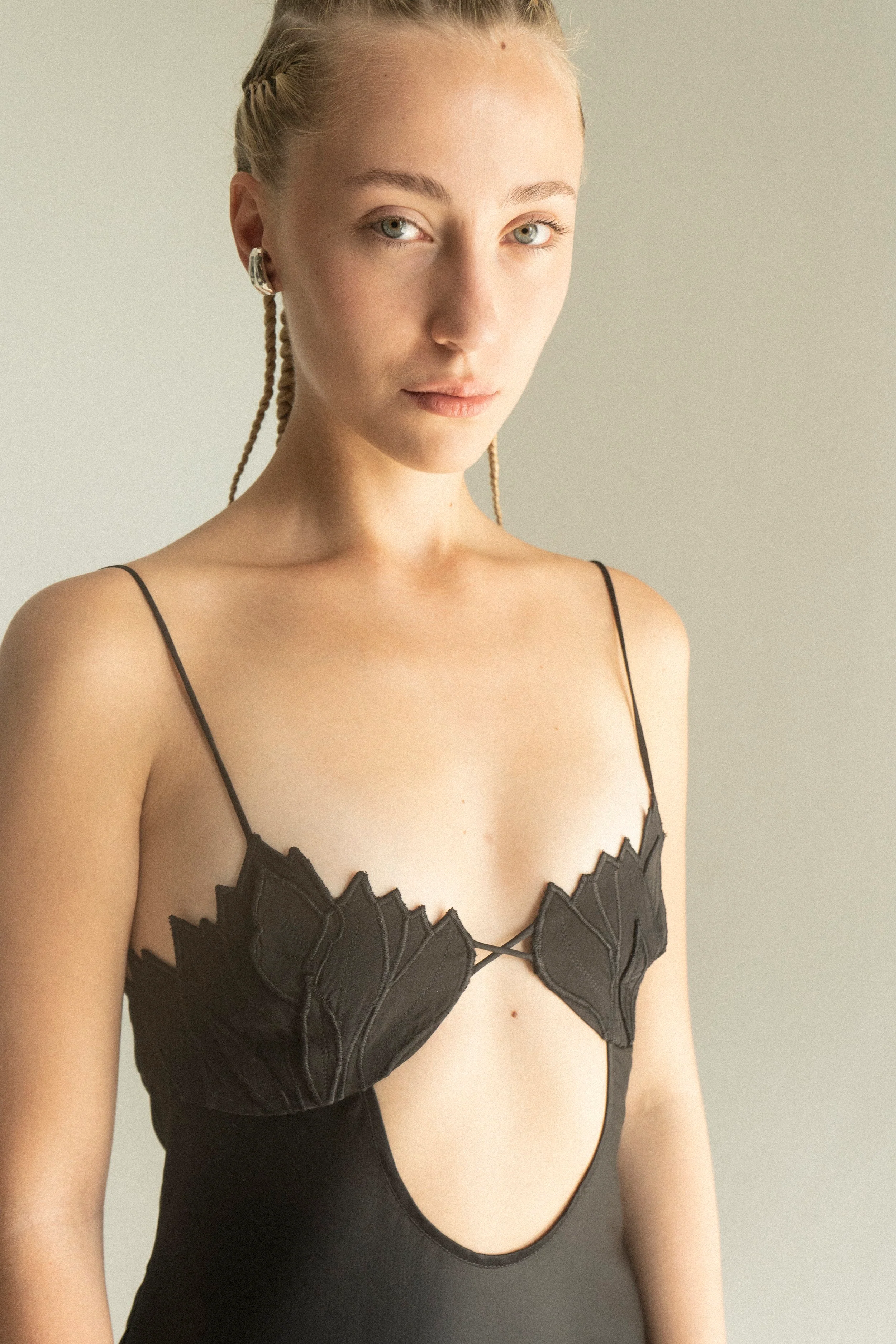 K M by L A N G E Kalyna Viscose Dress - Black - Image 2