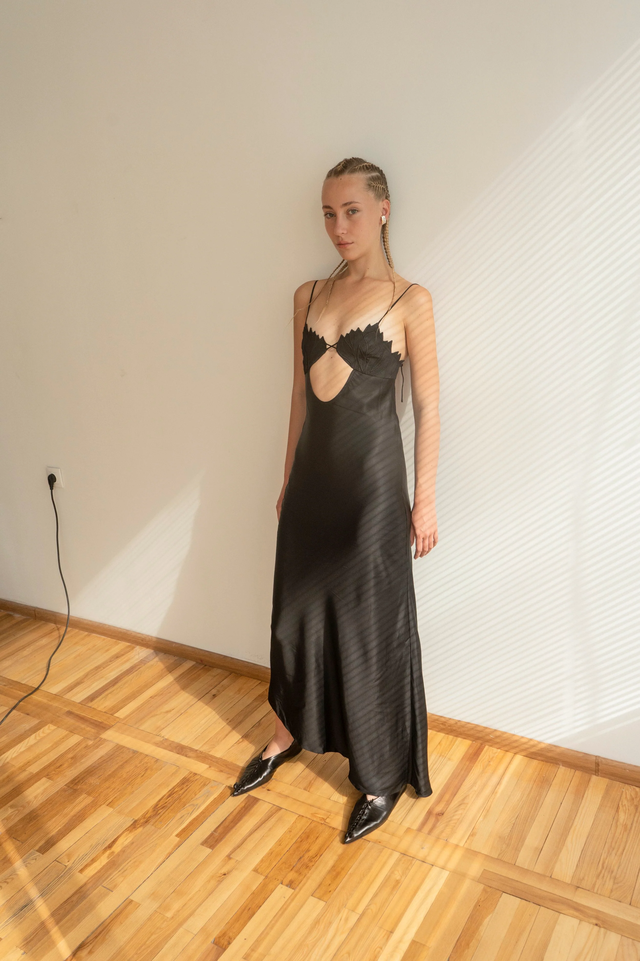 K M by L A N G E Kalyna Viscose Dress - Black - Image 6