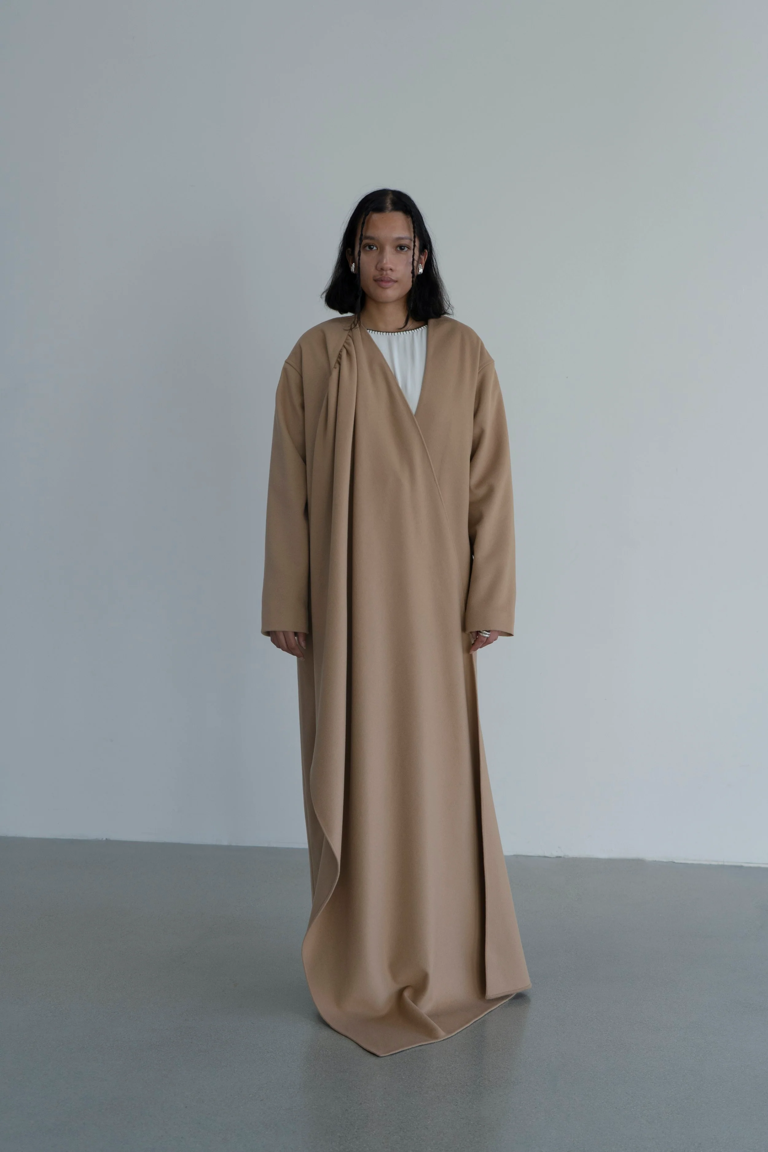 K M by L A N G E Kotsyubinsky Cashemere Coat - Camel - Image 7
