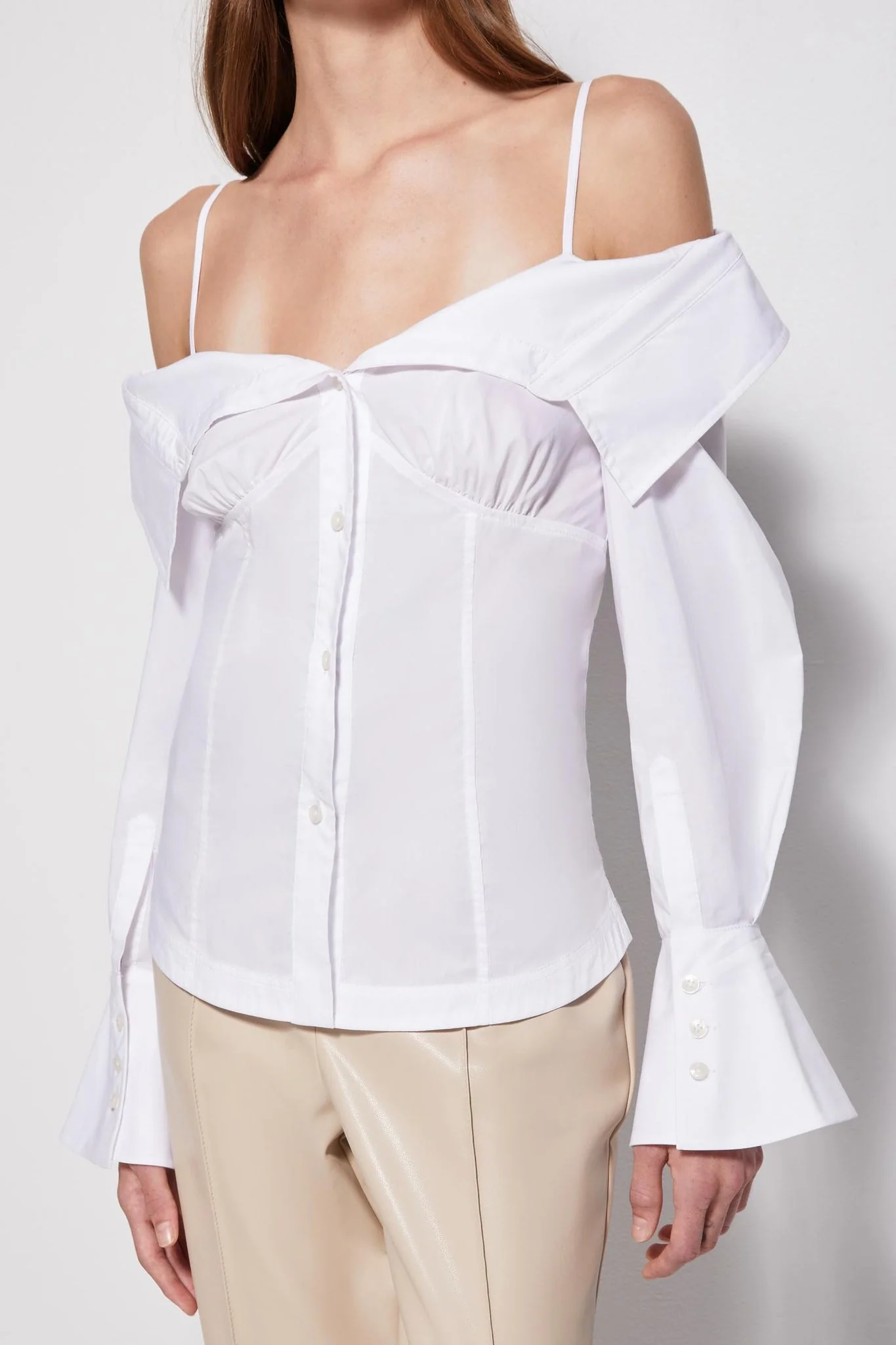Jonathan Simkhai Amani Blouse - White - Image 2