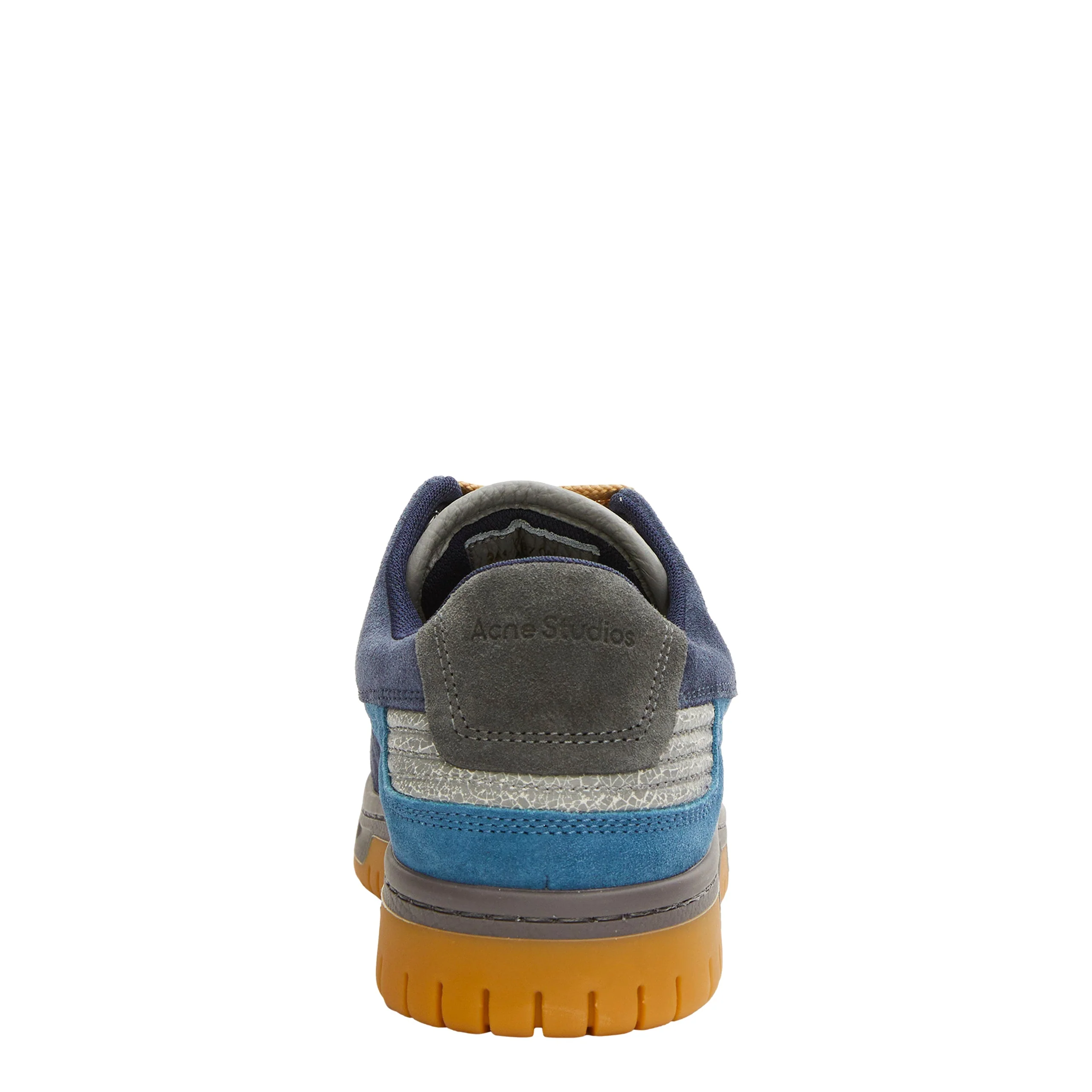 Acne Studios Fuzzy Low Top Sneakers - Grey/Blue - Image 5