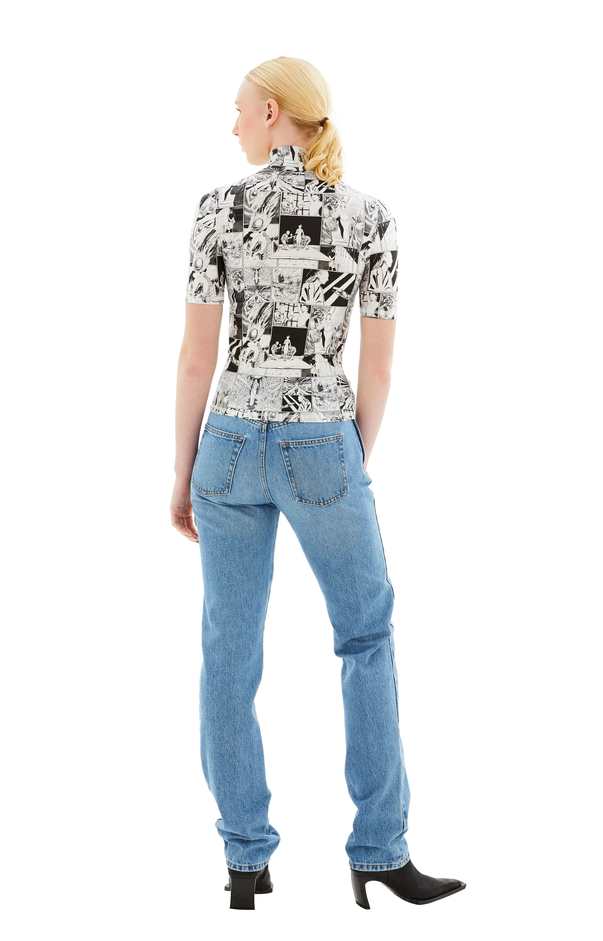 Coperni Open Hip Jeans - Washed Blue - Image 6