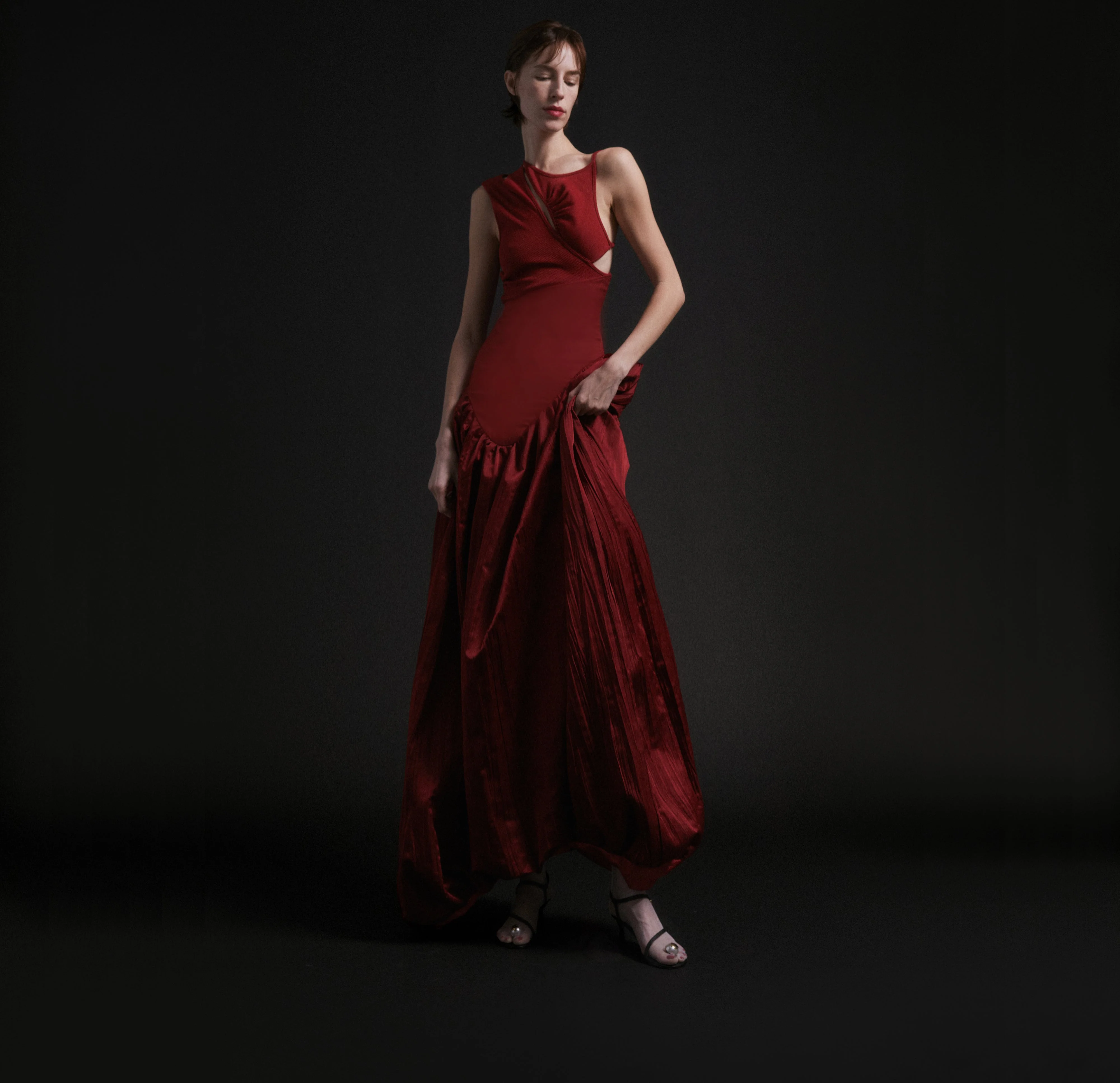 Luisa et La Luna Daphne Skirt - Ruby - Image 5