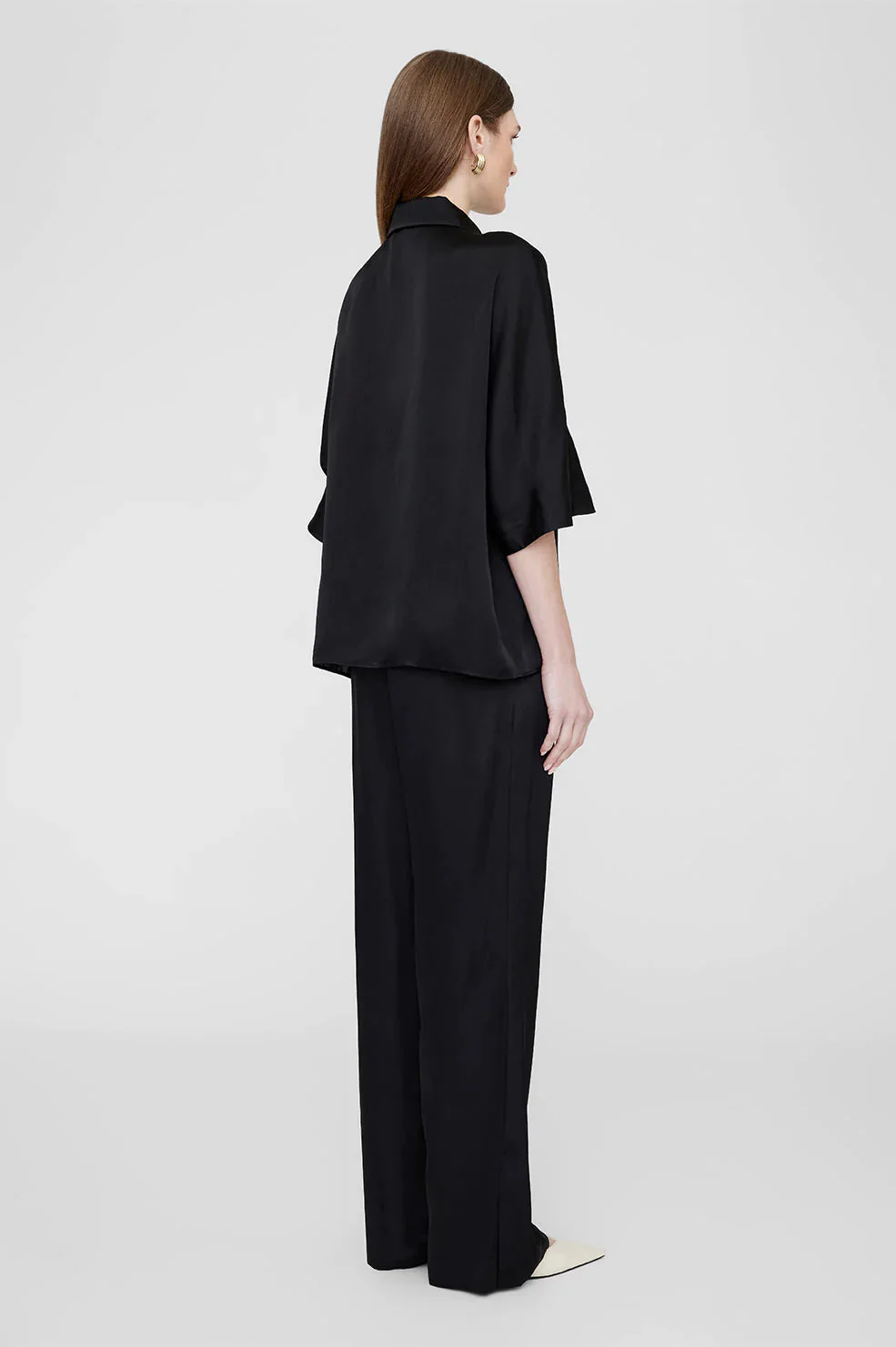 Anine Bing Aden Pant - Black - Image 2