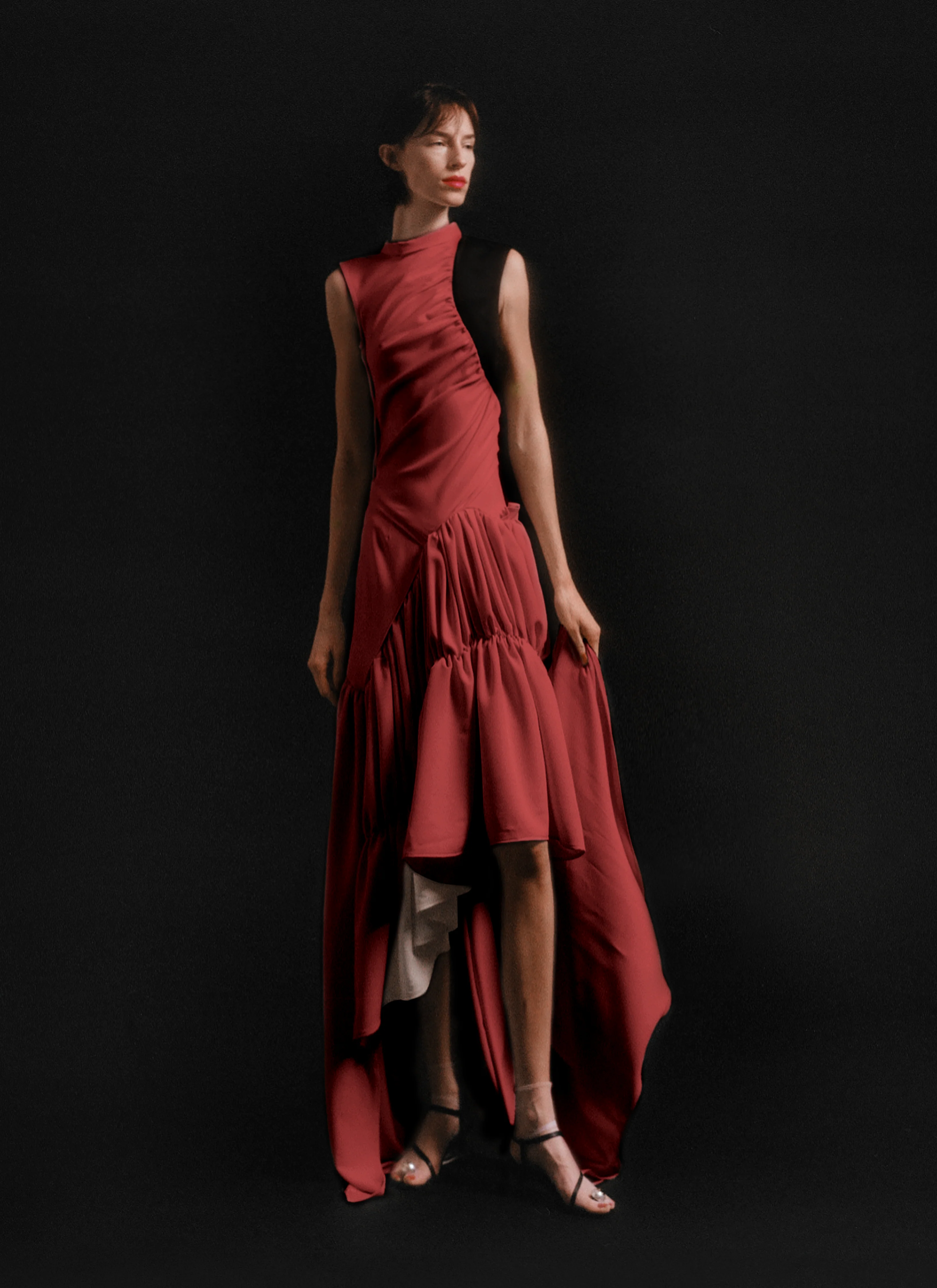 Luisa et La Luna Paulene Dress - Sangria - Image 3