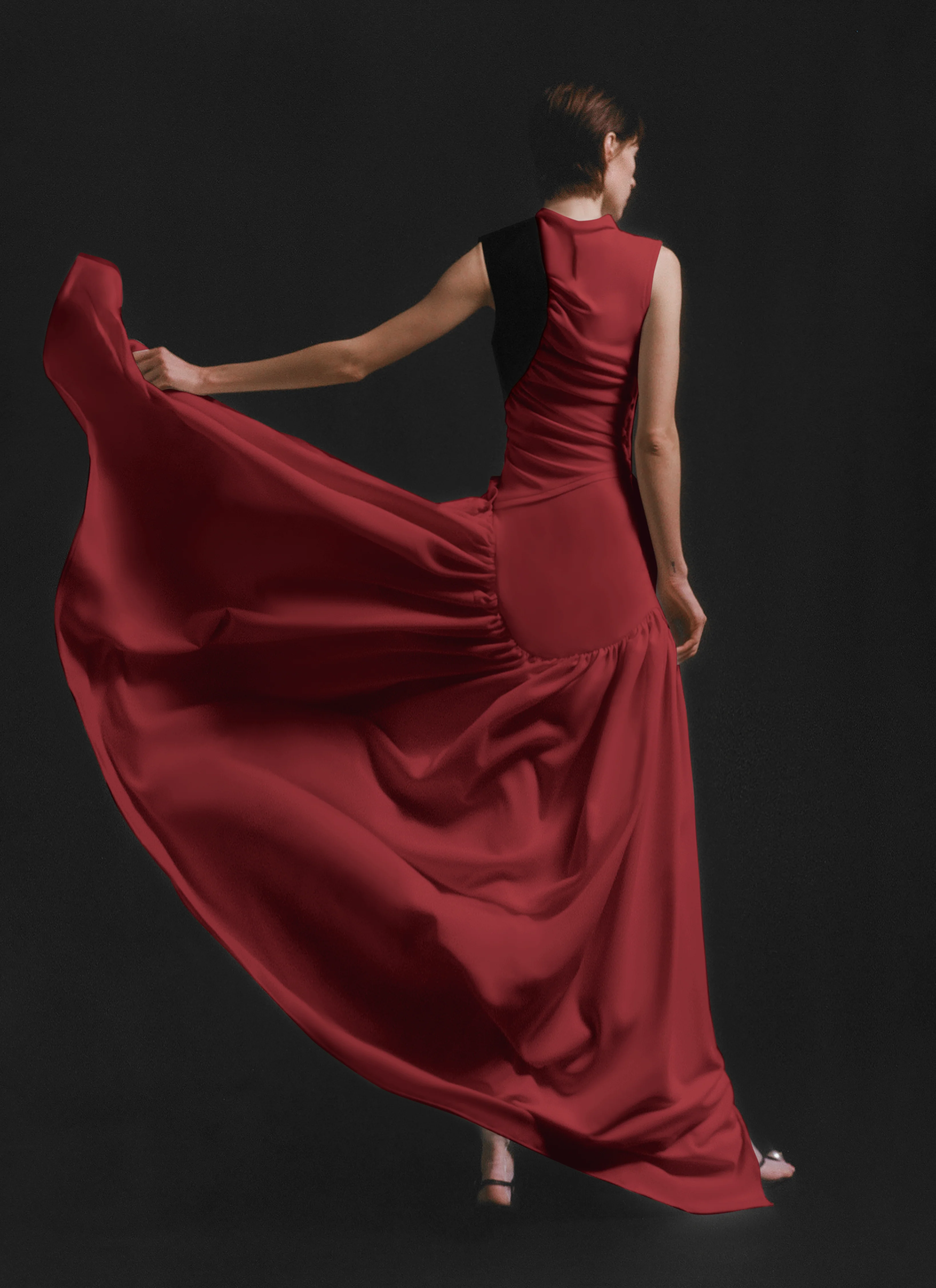 Luisa et La Luna Paulene Dress - Sangria - Image 4