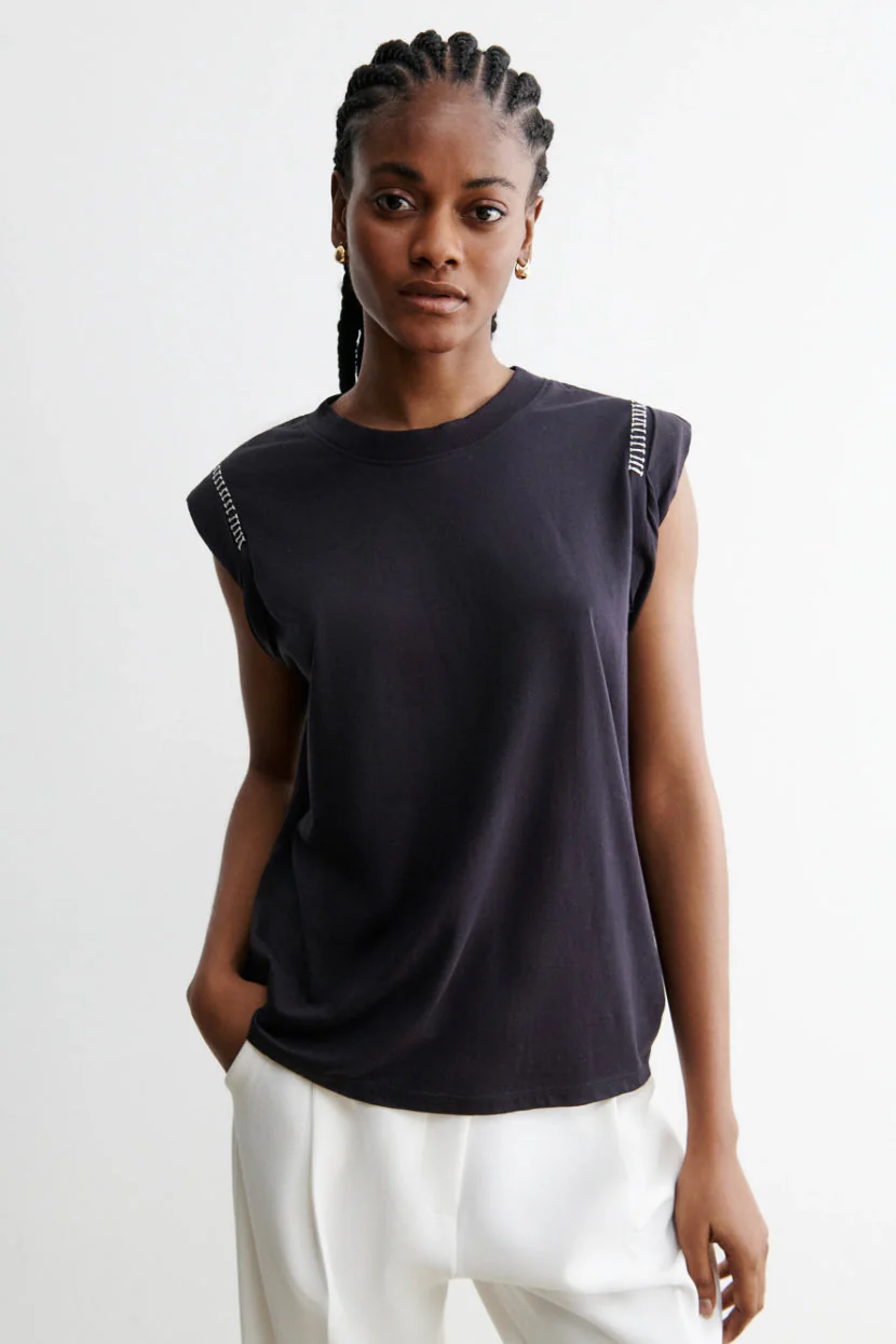 Rachel Comey Miles Tee - Black - Image 2