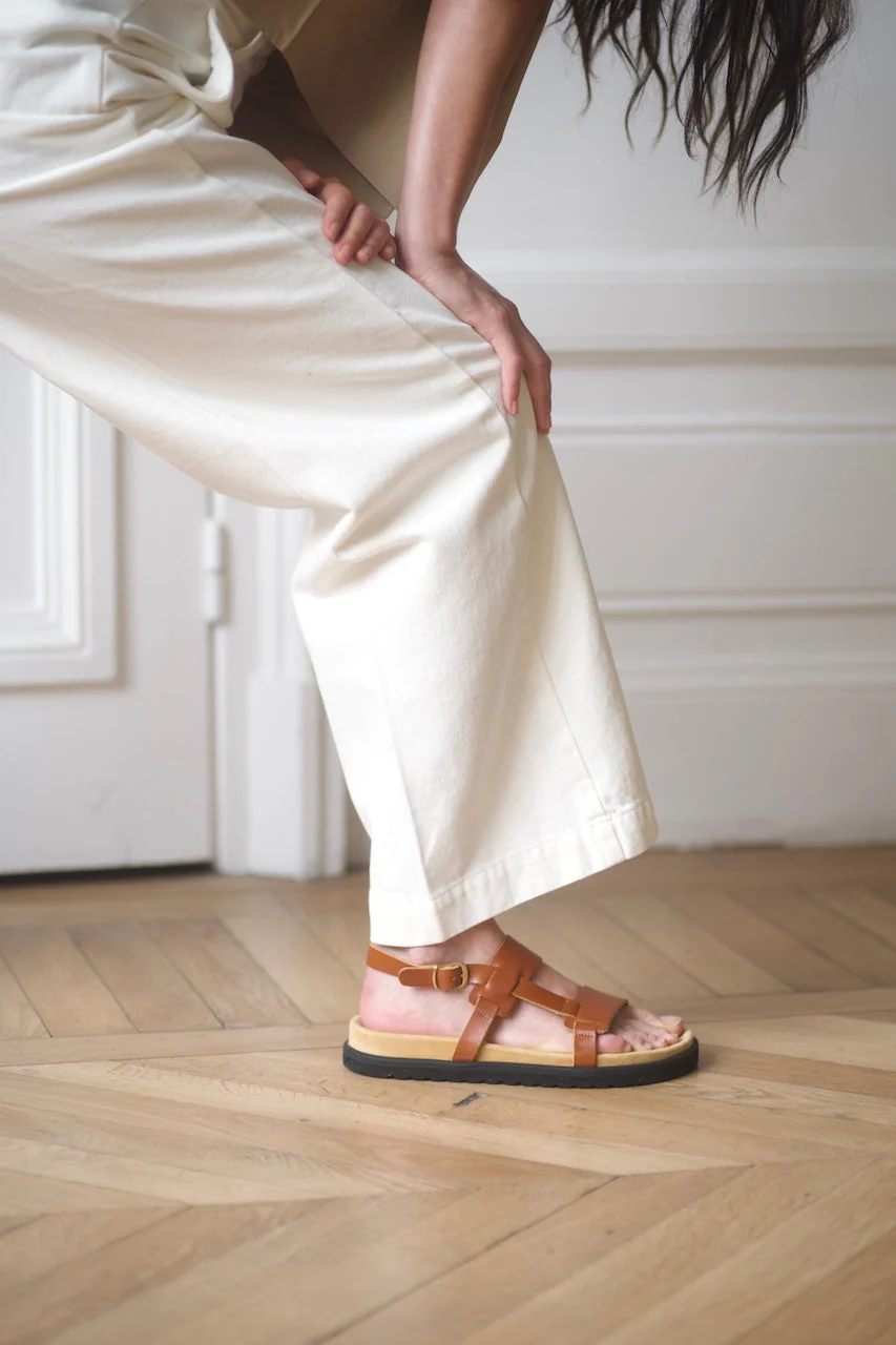 Anne Thomas Daddy Sandals - Gattopardo Ambra - Image 3