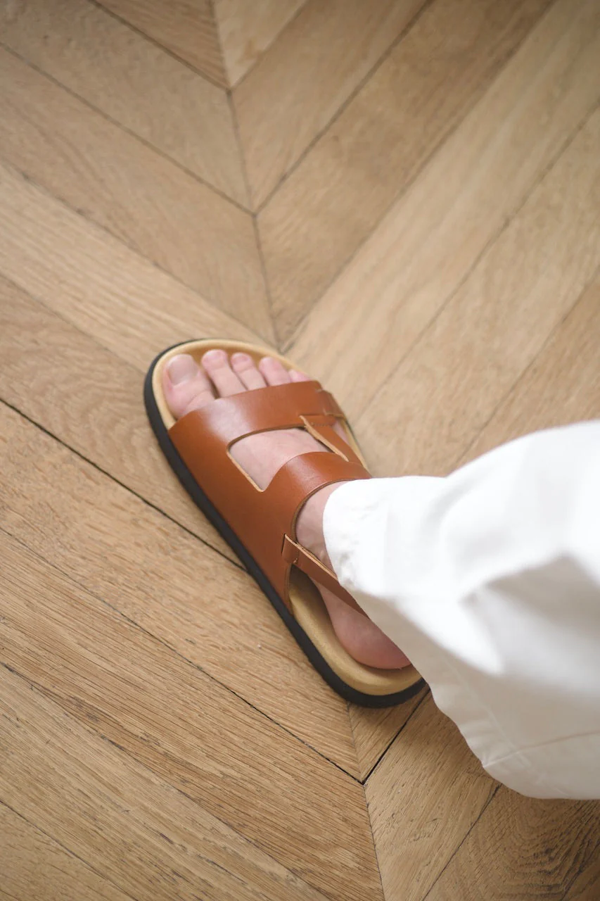 Anne Thomas Daddy Sandals - Gattopardo Ambra - Image 5