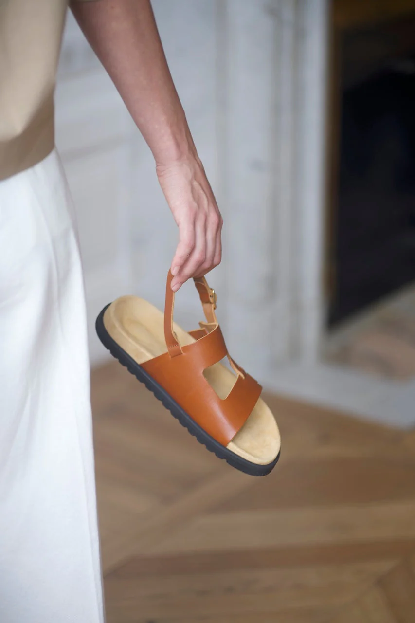 Anne Thomas Daddy Sandals - Gattopardo Ambra - Image 6