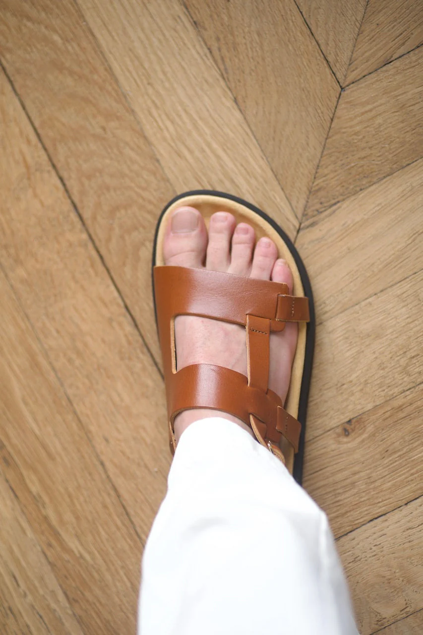 Anne Thomas Daddy Sandals - Gattopardo Ambra - Image 7