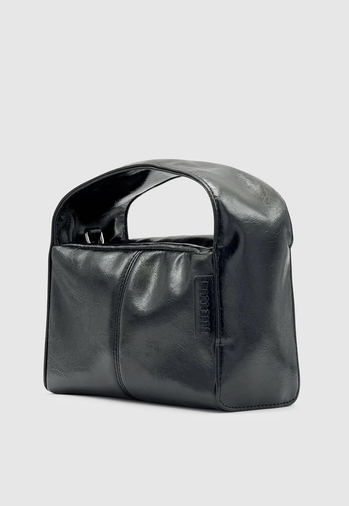 BRIE LEON Luca Shoulder Mini Bag - Black Glossy - Image 3
