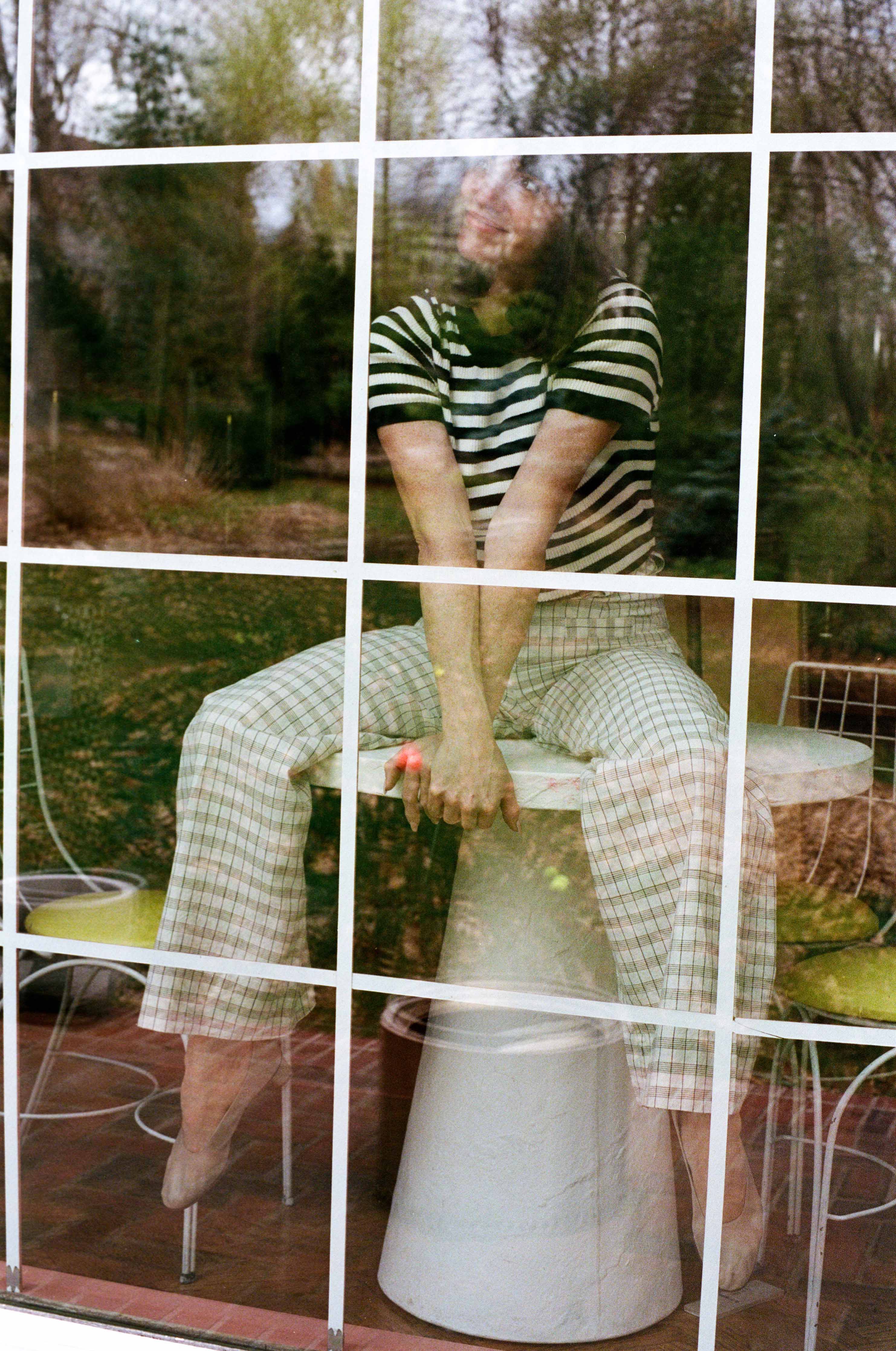 Maria Stanley Soft Hank Pant - Bone Plaid - Image 10
