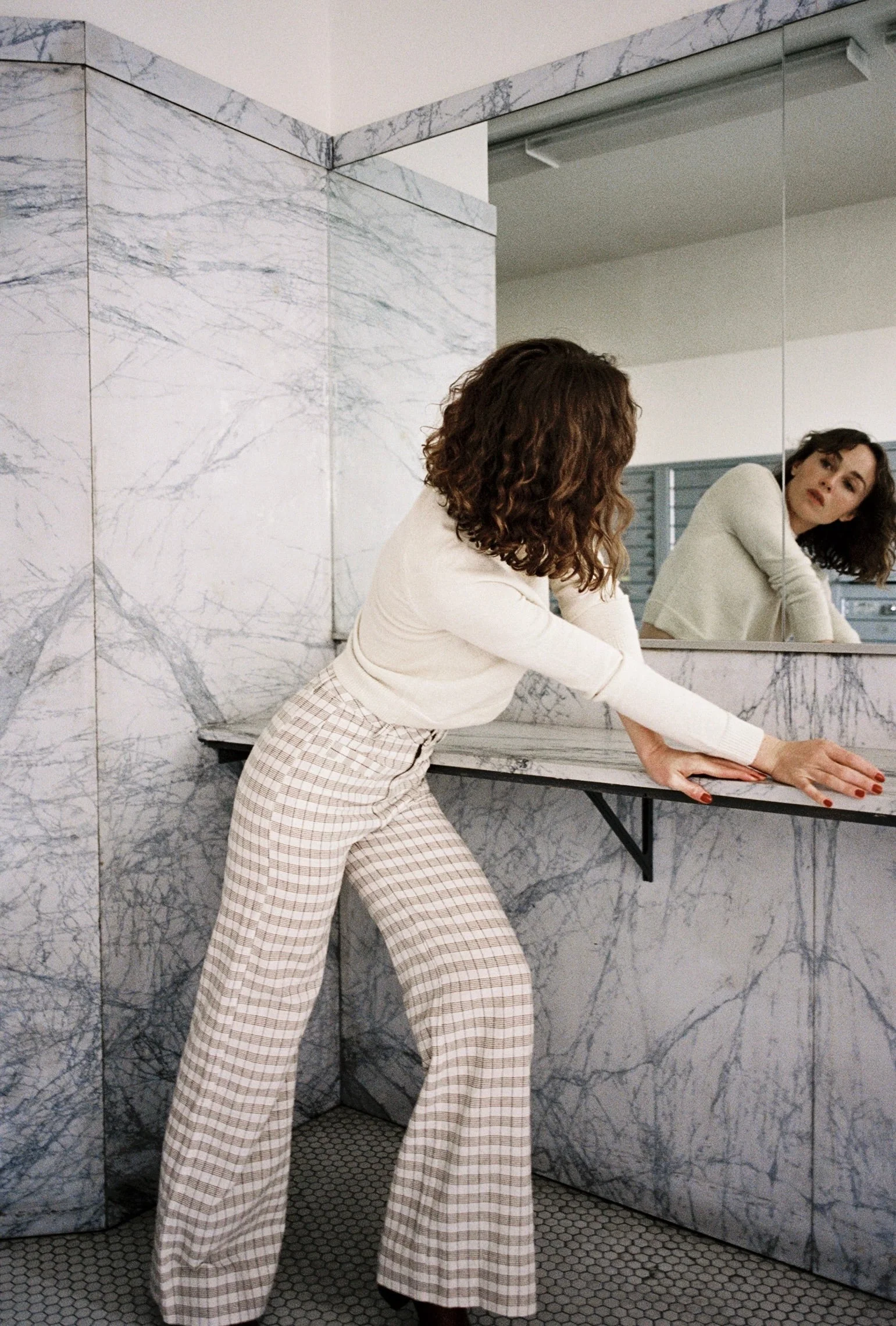 Maria Stanley Soft Hank Pant - Bone Plaid - Image 17