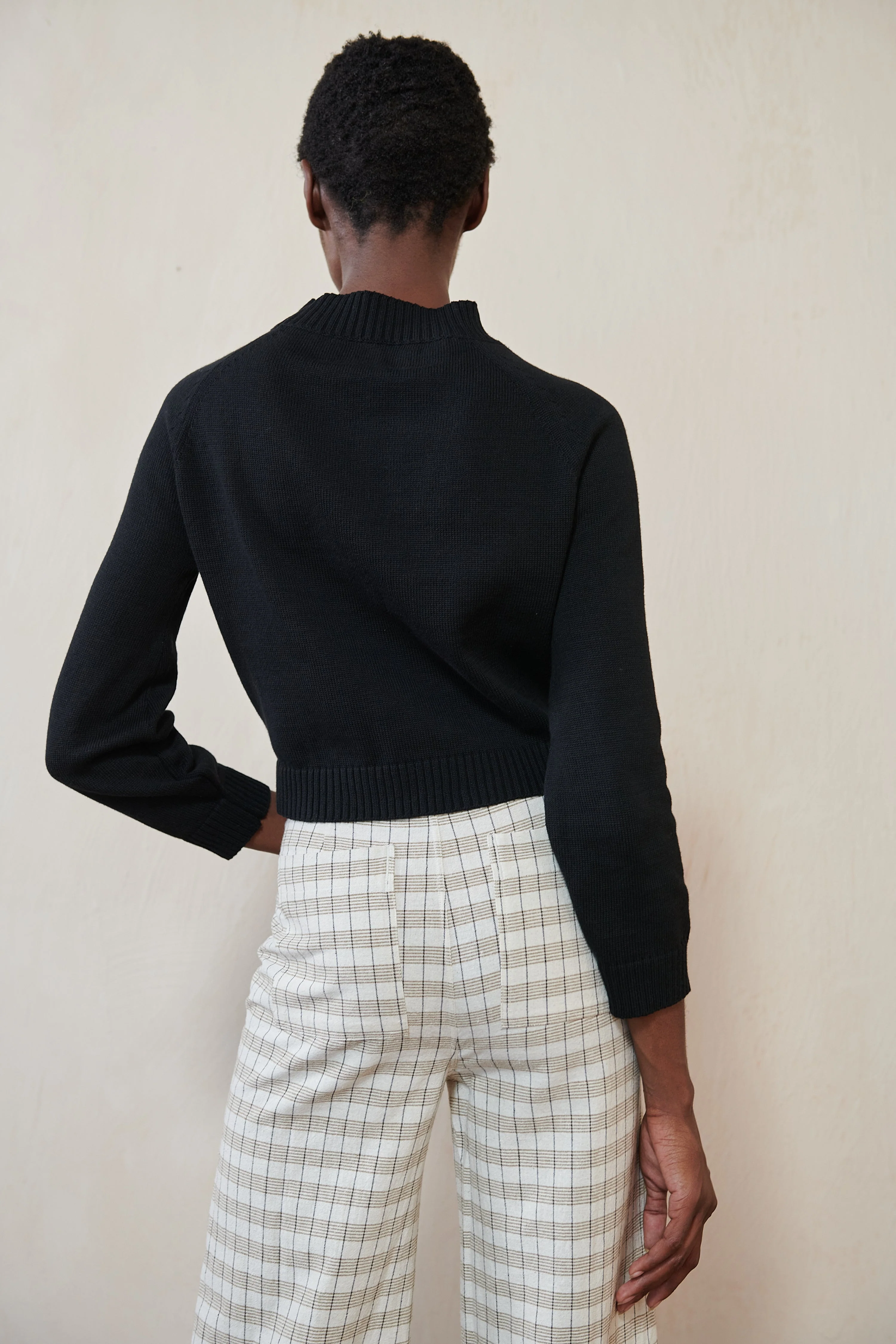 Maria Stanley Soft Hank Pant - Bone Plaid - Image 8