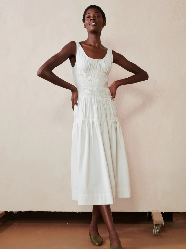 Maria Stanley Sigrid Dress - Bone - Image 3