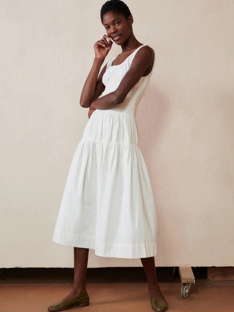Maria Stanley Sigrid Dress - Bone - Image 4
