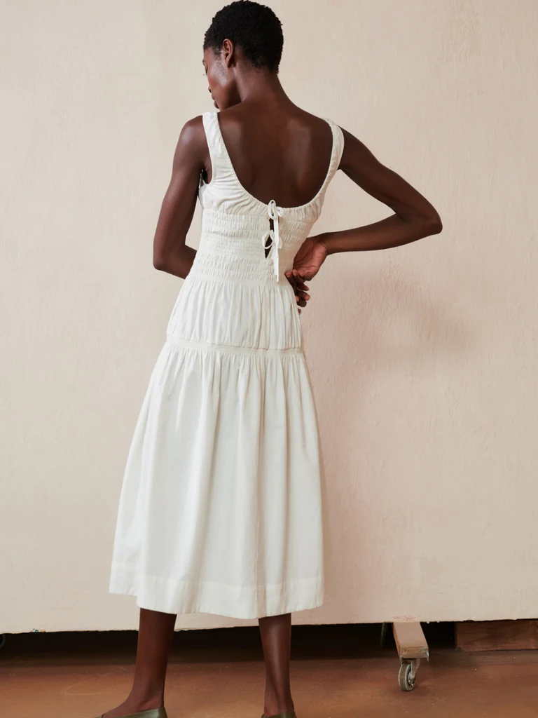 Maria Stanley Sigrid Dress - Bone - Image 5