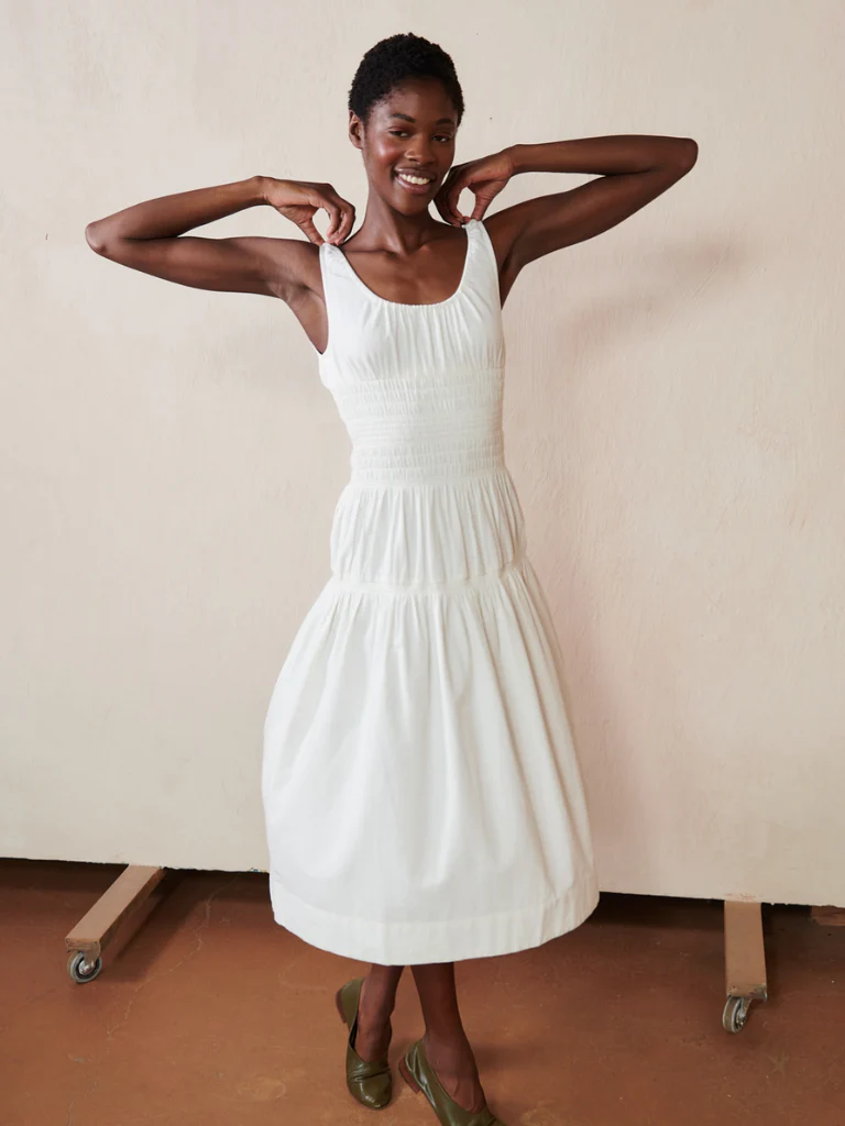 Maria Stanley Sigrid Dress - Bone - Image 8
