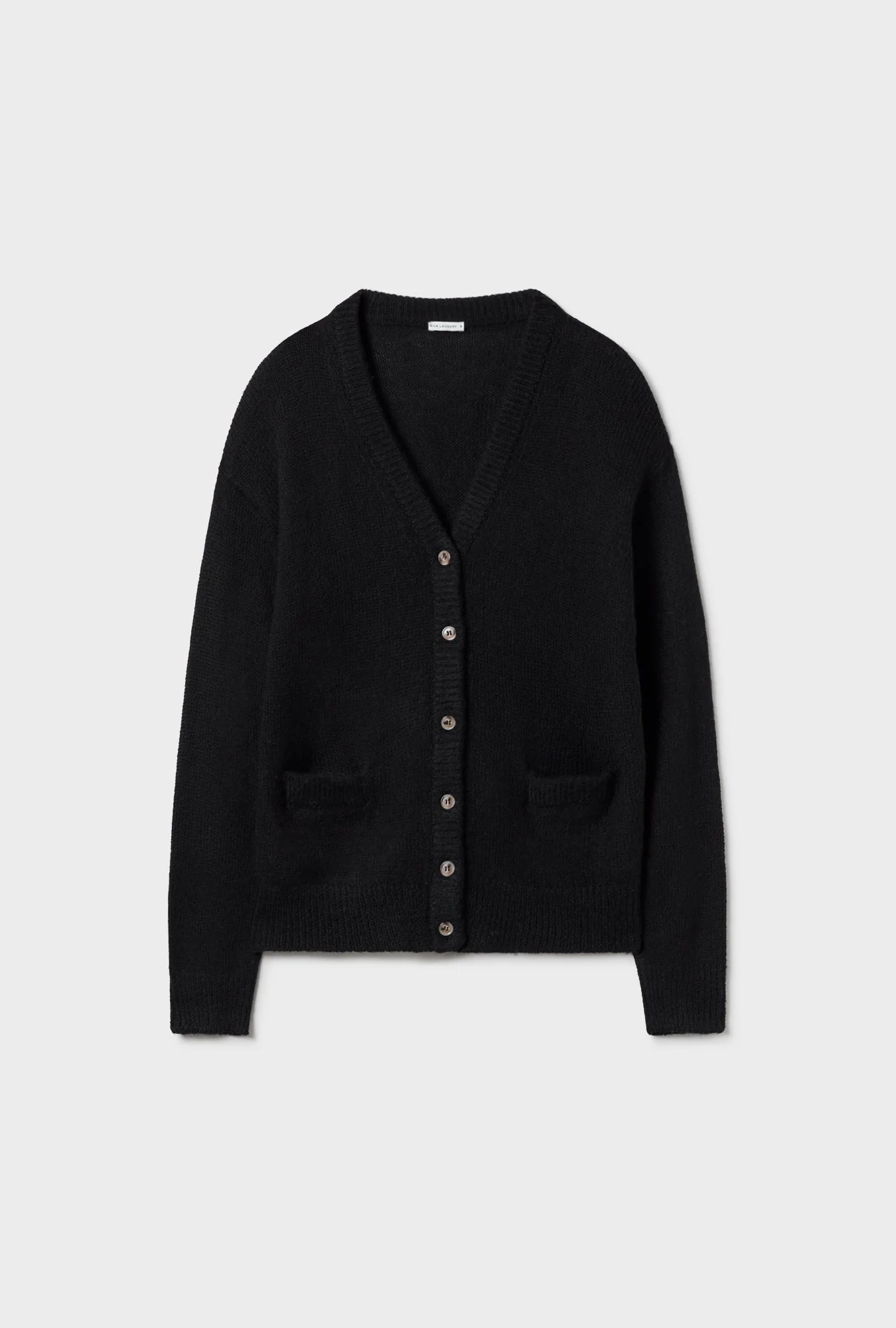 Silk Laundry Alpaca Slouch Cardigan - Black - Image 2