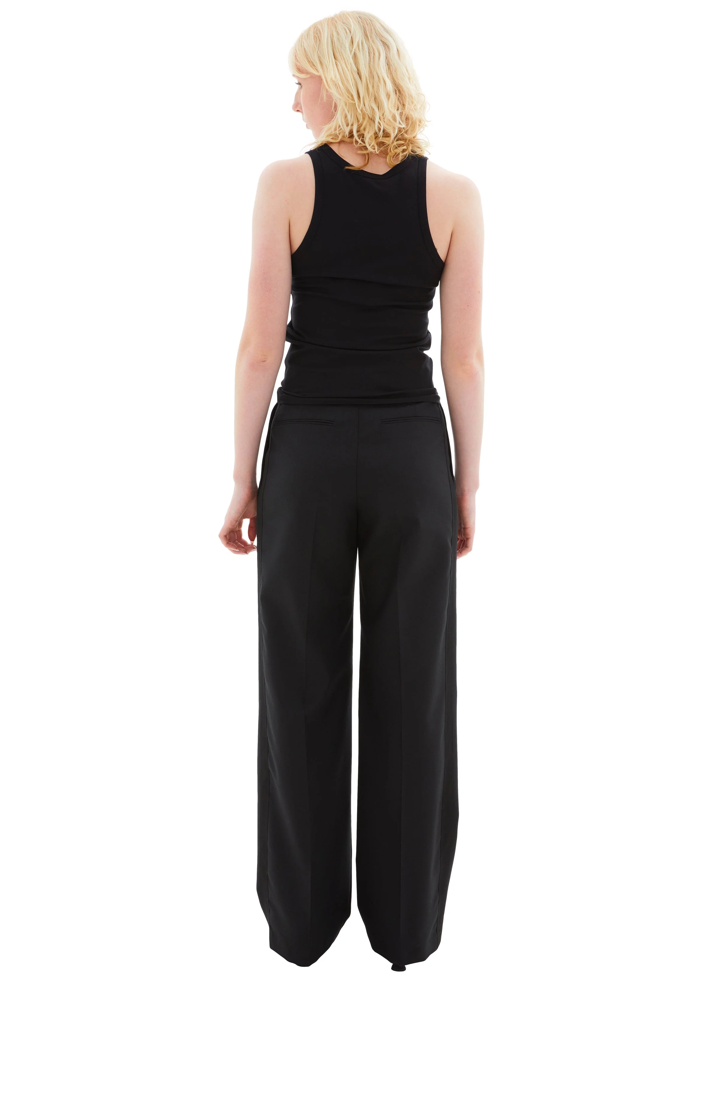 Coperni Lightweight Logo Tank Top - Black - Image 3