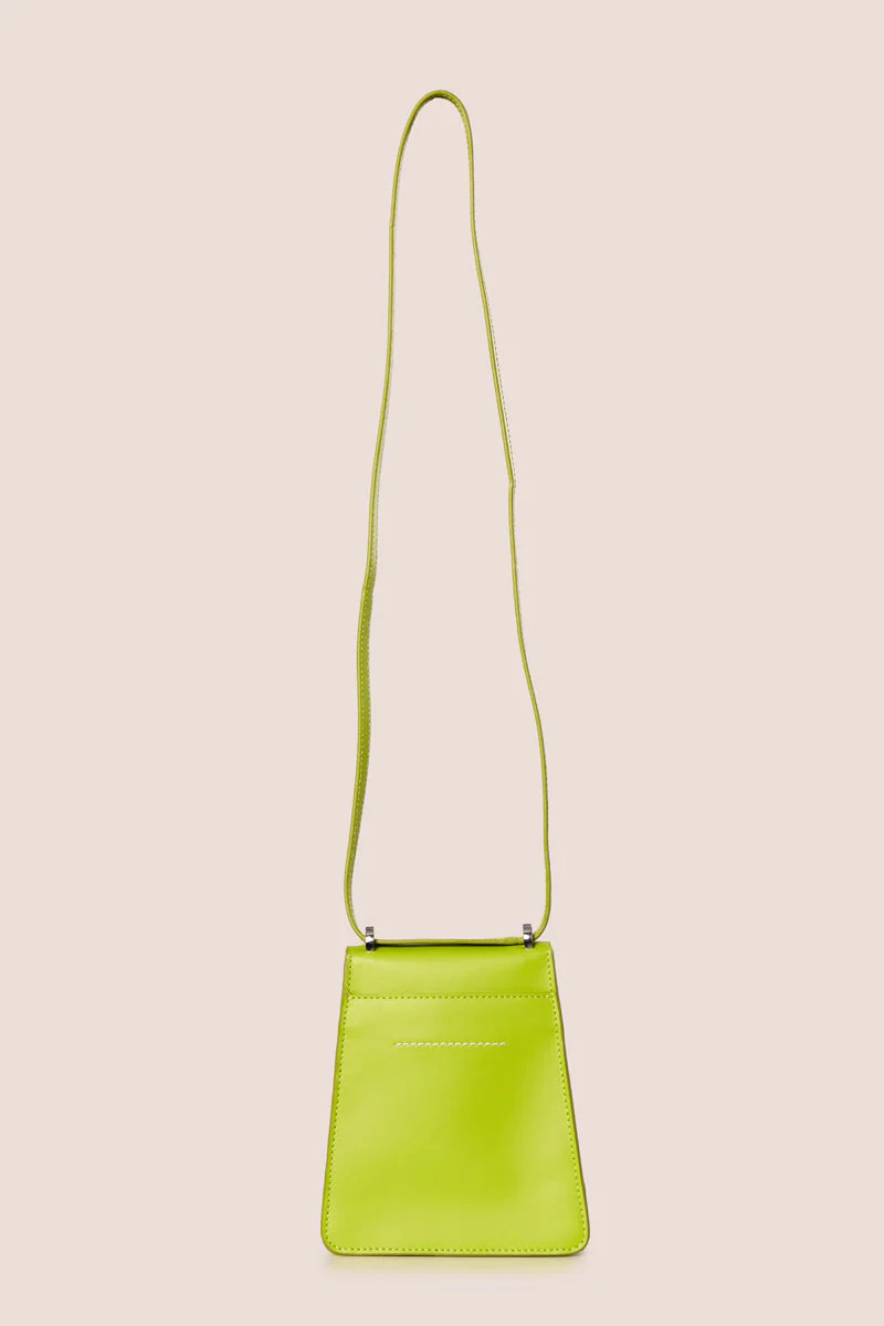 MM6 Maison Margiela Small Numeric Crossbody Bag - Light Pea Green - Image 3