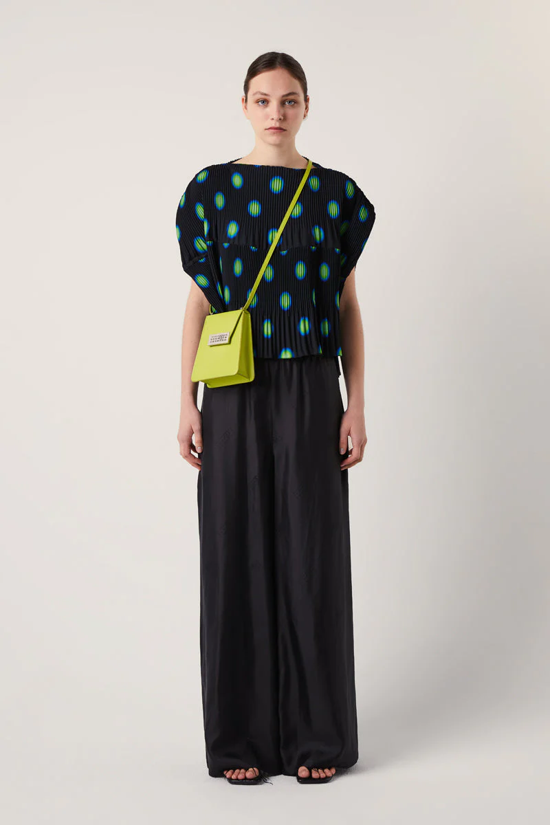MM6 Maison Margiela Small Numeric Crossbody Bag - Light Pea Green - Image 4