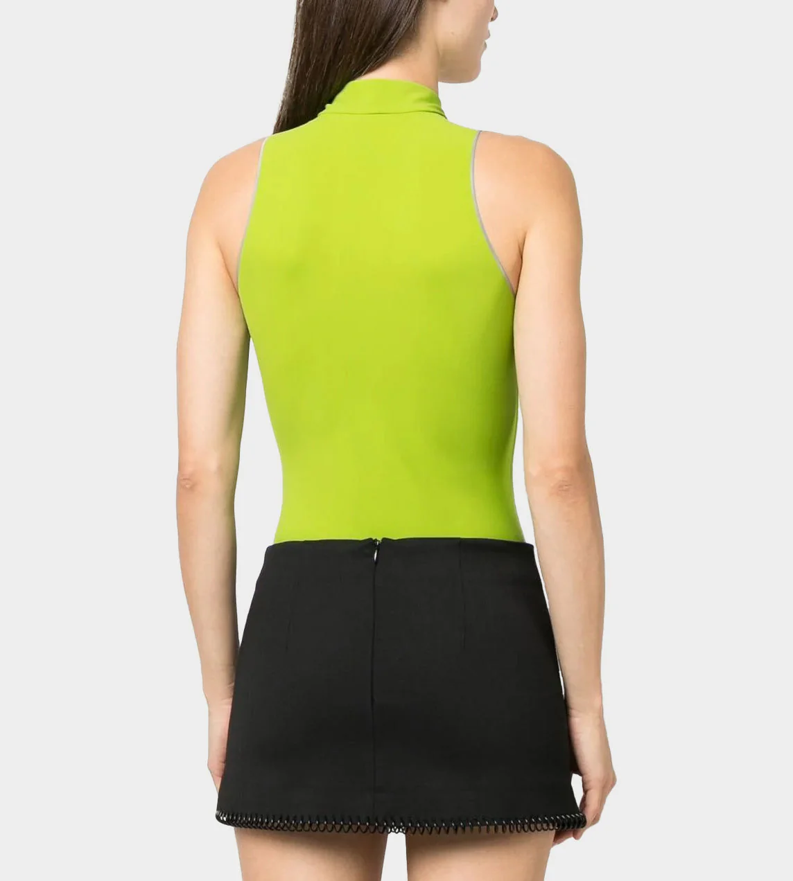 Coperni C+ Zipped Sleeveless Bodysuit - Apple Green - Image 3