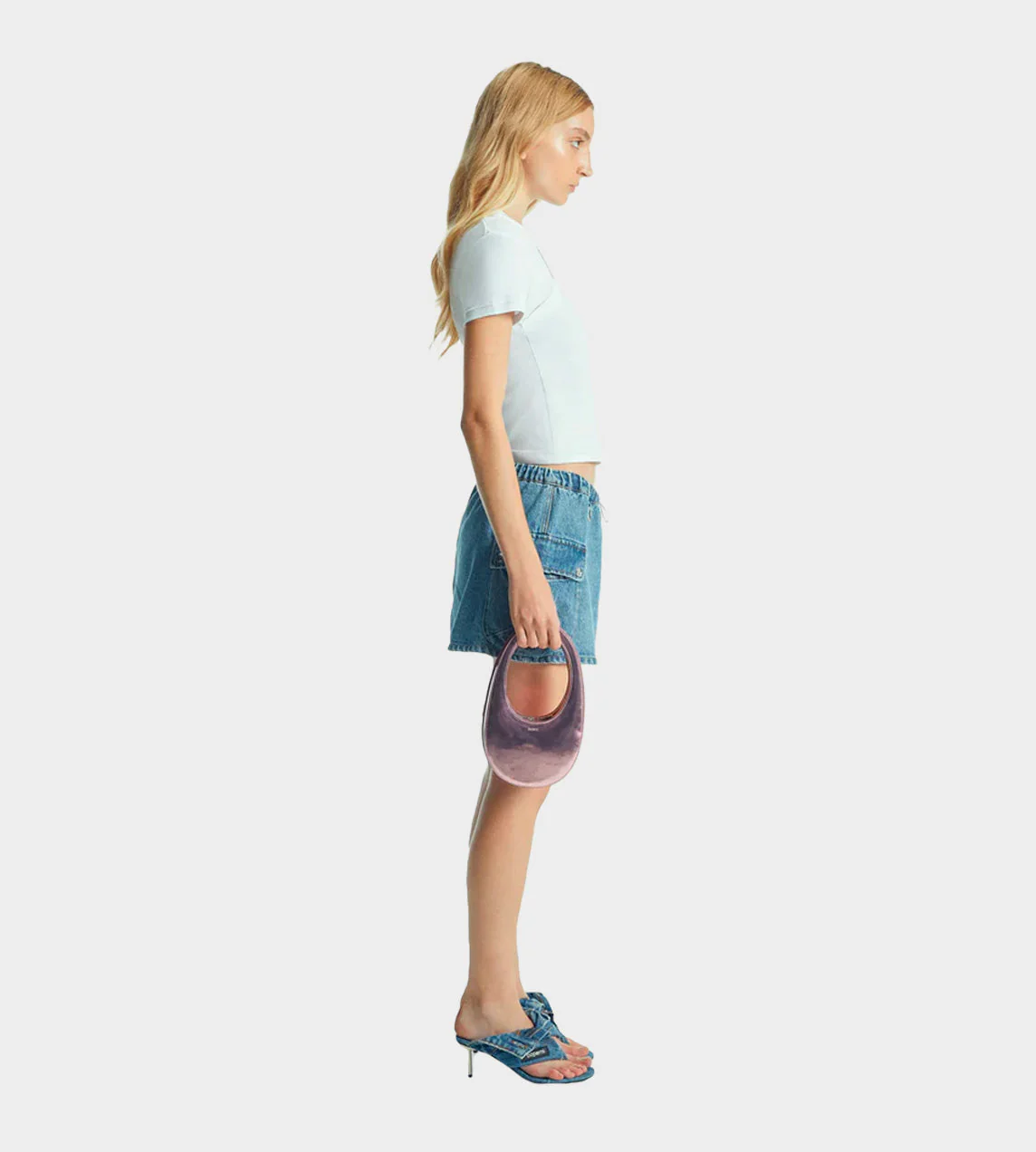 Coperni Denim Cargo Skirt - Blue Navy - Image 3