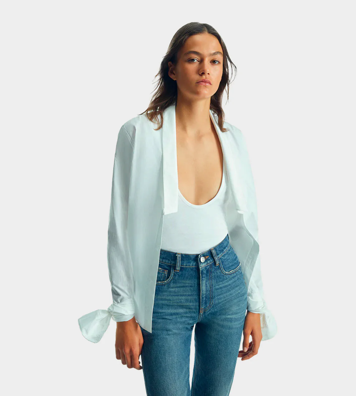 Coperni Open Collar Shirt - White - Image 2