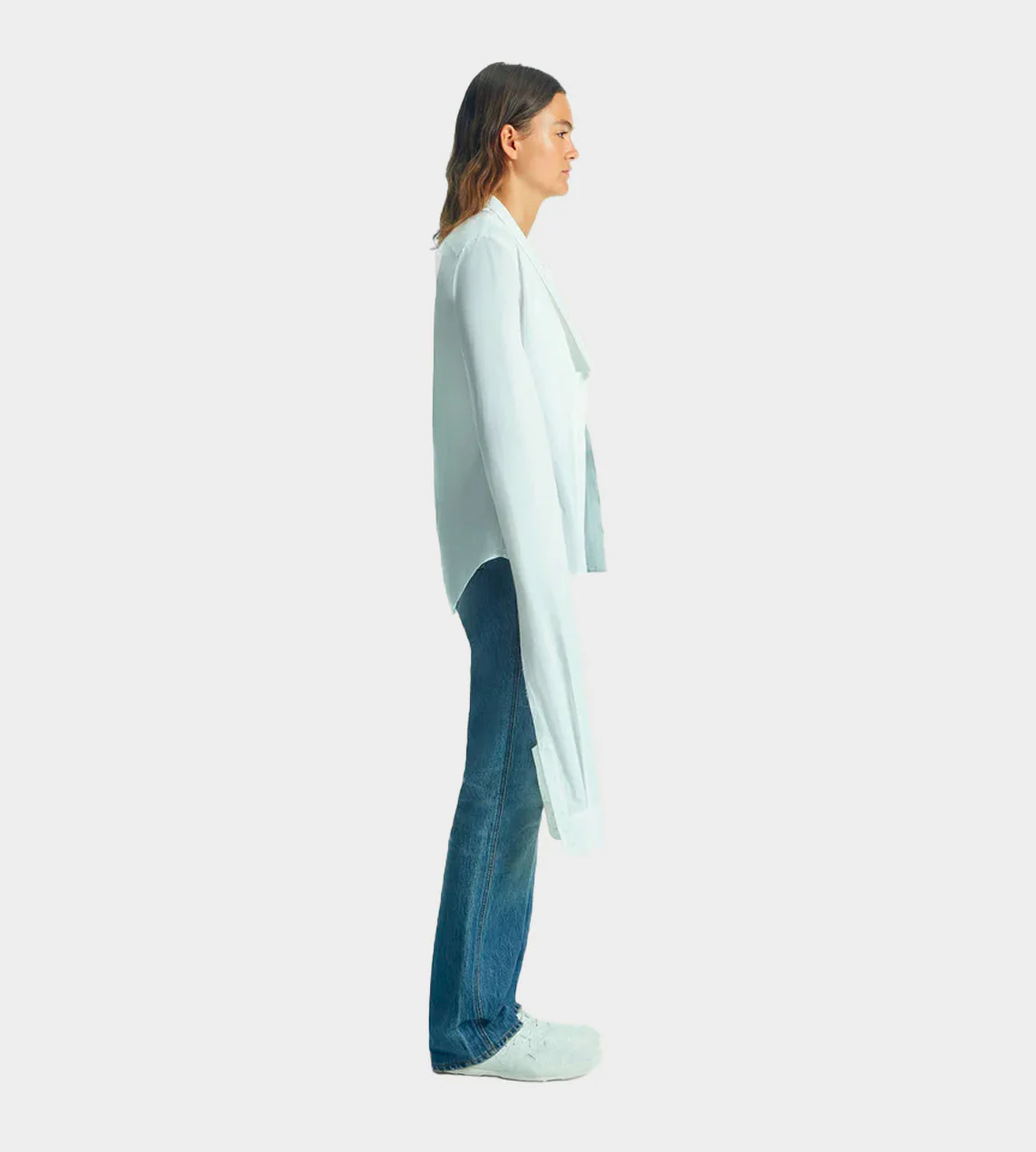 Coperni Open Collar Shirt - White - Image 5